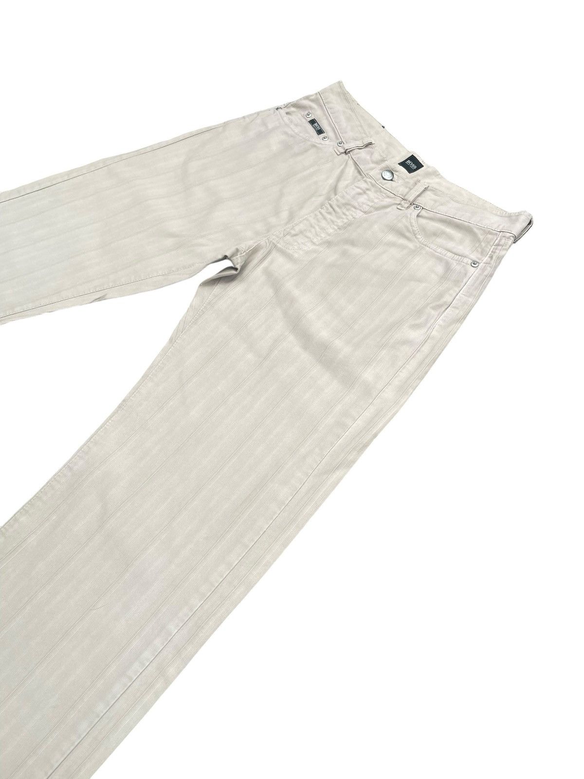 Designer Vintage Hugo Boss Herringbone Twill Size US 33 - 2 Thumbnail