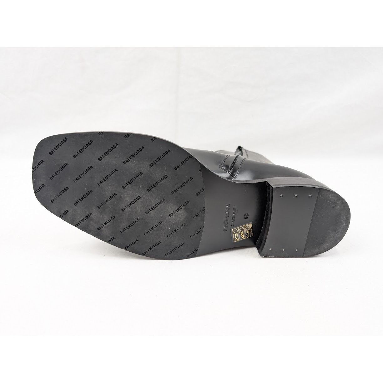 Balenciaga o1rshd1 Smooth Calf BB Matt Icon Bootie in Black/Black Size US 10 / EU 43 - 9 Thumbnail