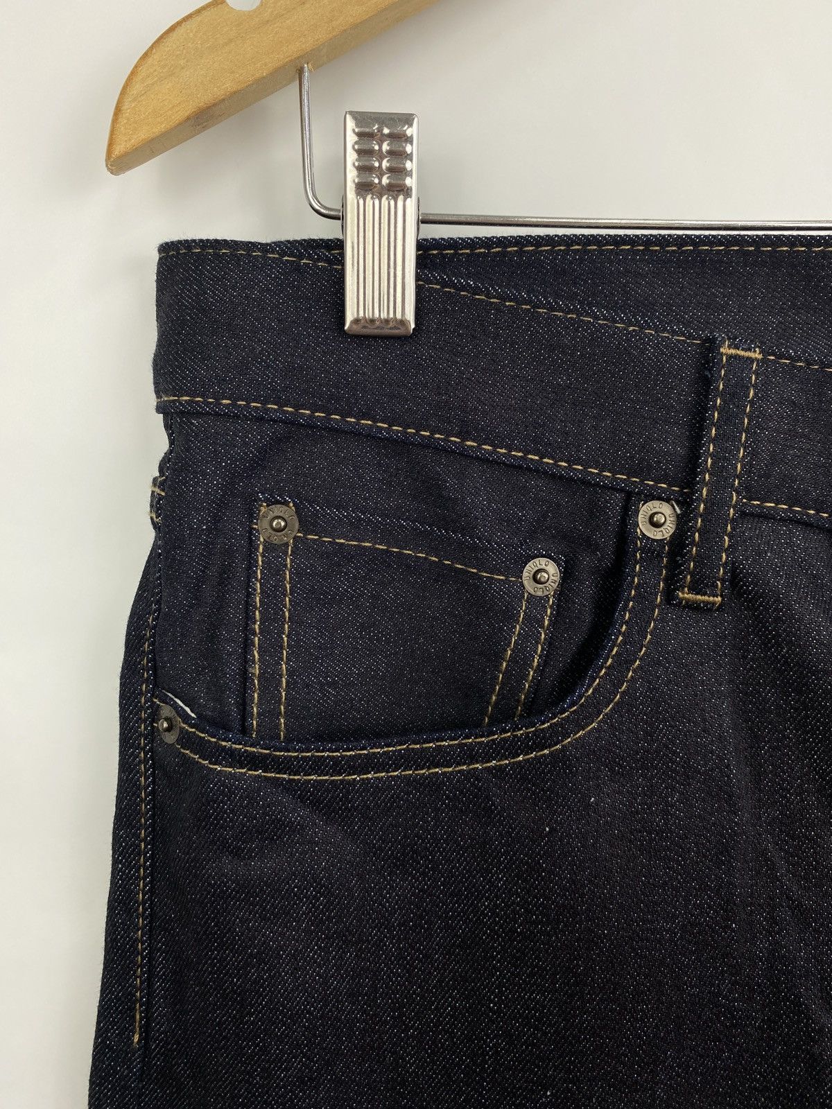 Uniqlo 🇯🇵 Uniqlo Selvage Denim Jeans Y2K Japanese kapital Style Size US 33 - 8 Thumbnail