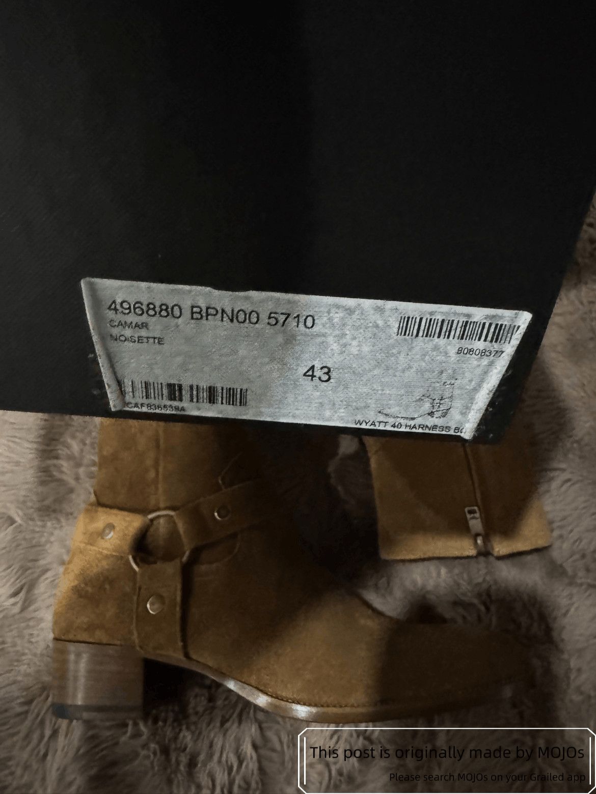 Saint Laurent Paris Sz 43 Saint Laurent Paris Buckle Wyatt 40 Harness Boots Size US 10 / EU 43 - 8 Thumbnail
