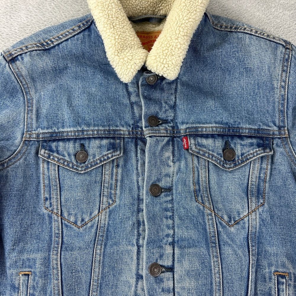 Levi's Levi’s Sherpa Denim Jacket Men’s Size Small Size US S / EU 44-46 / 1 - 6 Thumbnail