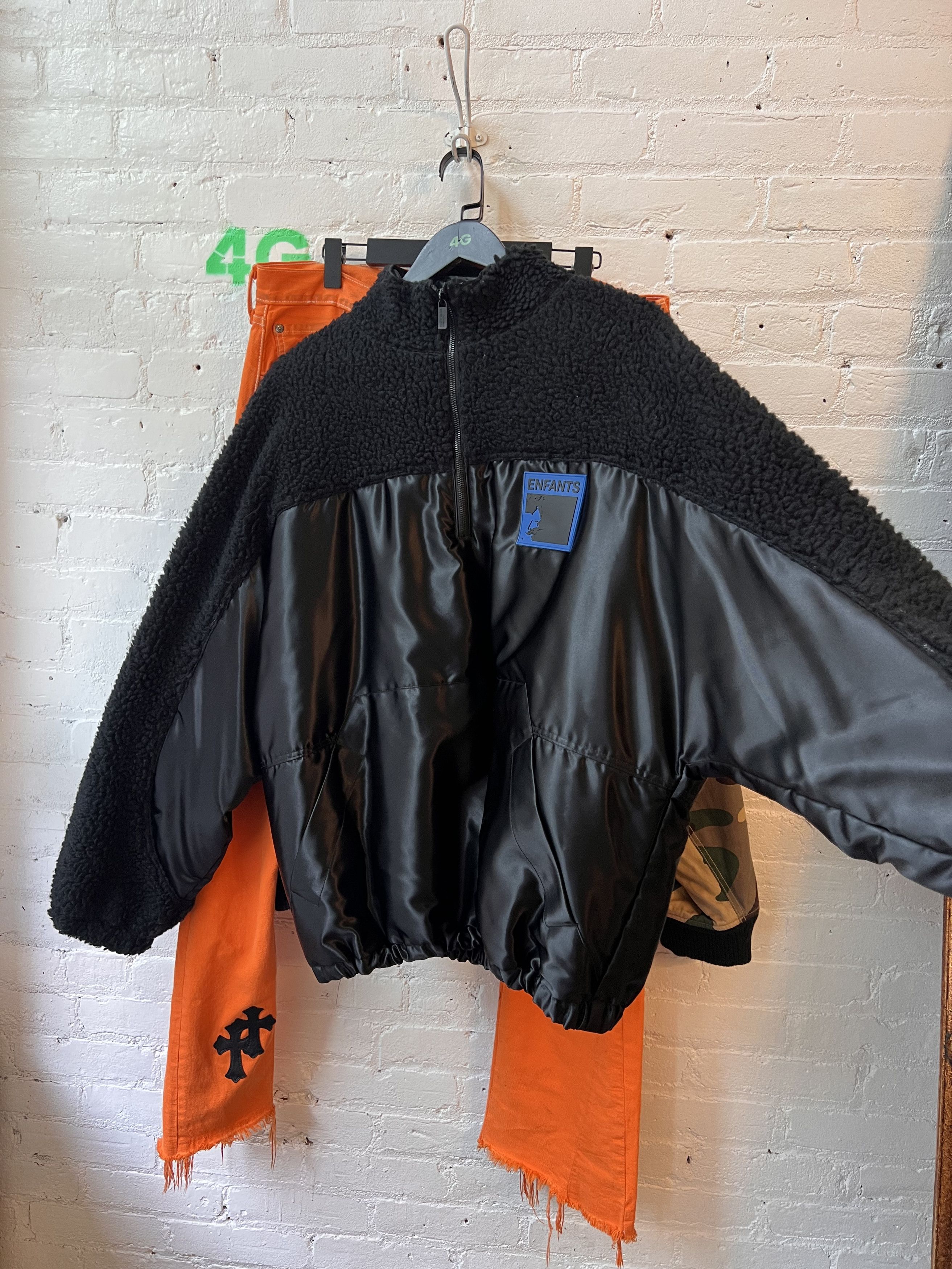 Enfants Riches Deprimes Enfants Riches Deprimes Shearling Quarter Zip 4G SELLER Size US L / EU 52-54 / 3 - 3 Thumbnail