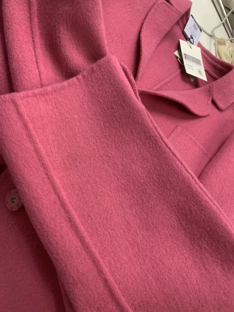 Max Mara Max Mara Solid wool and mulberry silk overcoat Size M / US 6-8 / IT 42-44 - 6 Thumbnail