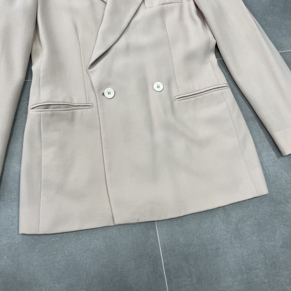 Emporio Armani × Vintage Vintage Emporio Armani Wool Blazer Size 46 Size L / US 10 / IT 46 - 5 Thumbnail