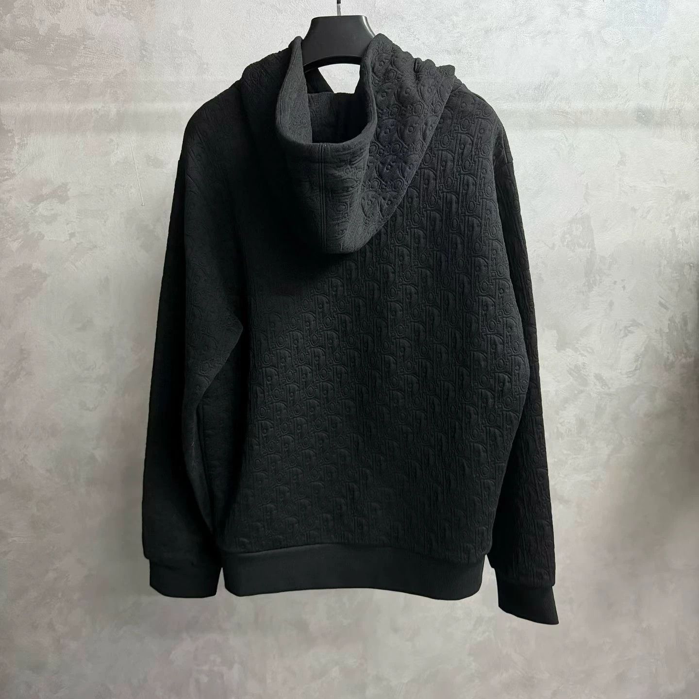 Dior dior black cotton blend hoodie with drawstring Size US XXL / EU 58 / 5 - 5 Thumbnail