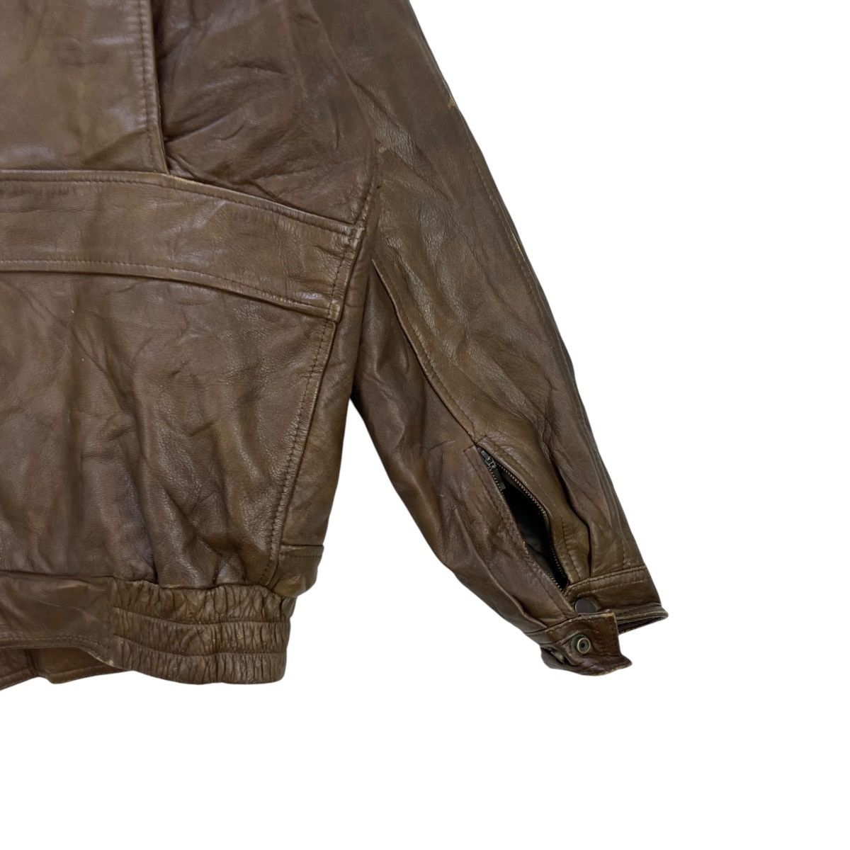 Japanese Brand Vintage Japanese Brand GK Cow Hide Leather Jacket Size US M / EU 48-50 / 2 - 9 Thumbnail