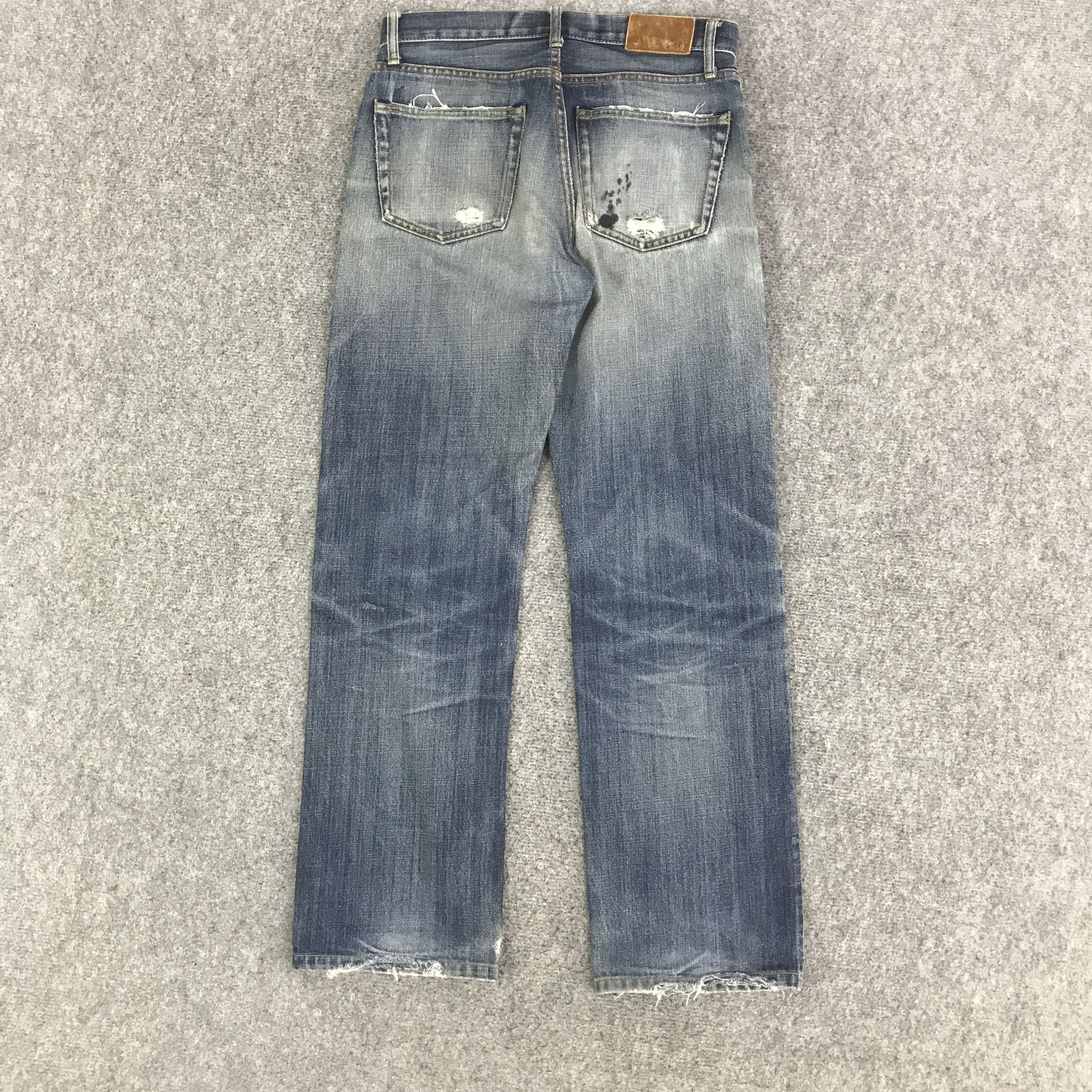 Uniqlo UNIQLO JAPAN DISTRESSED DENIM PANTS K74B18 Size US 30 / EU 46 - 4 Thumbnail