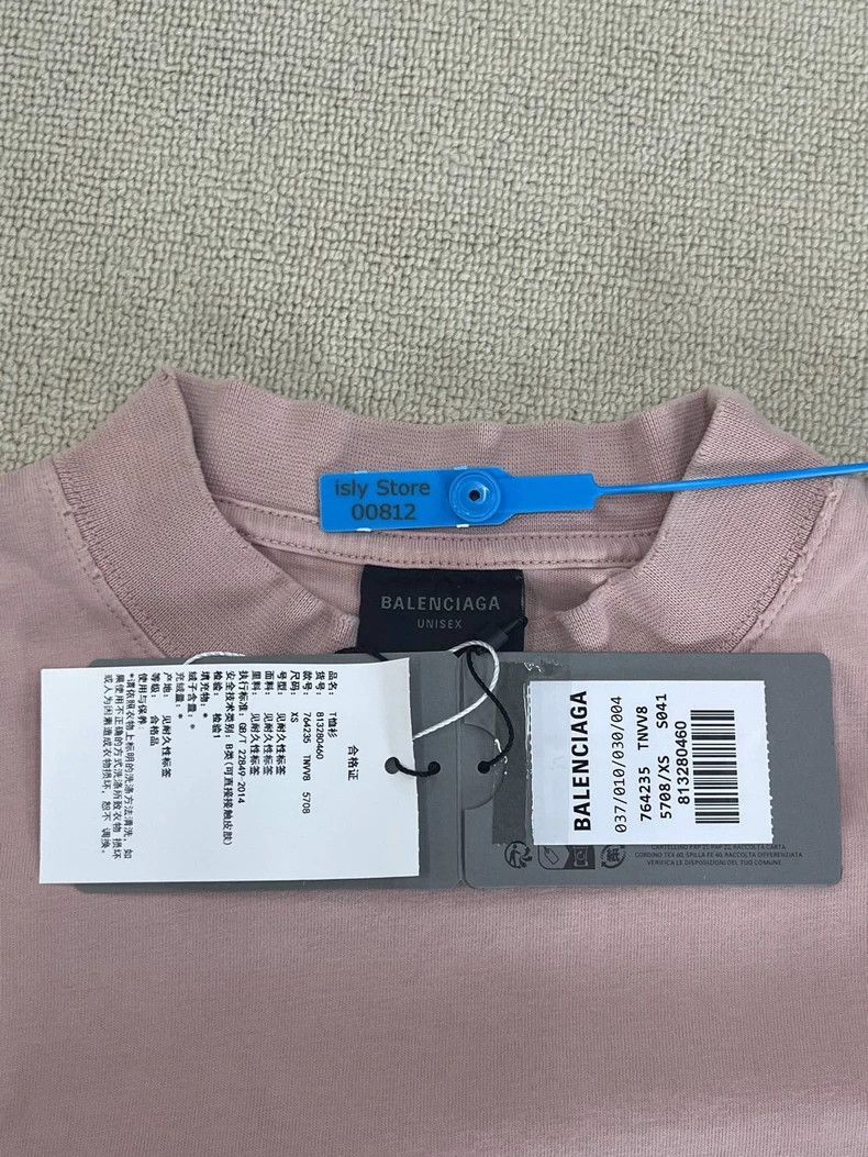 Balenciaga Balenciaga Letter Print Crew Neck Pullover Short Sleeve Dr Size XS / US 0-2 / IT 36-38 - 4 Thumbnail