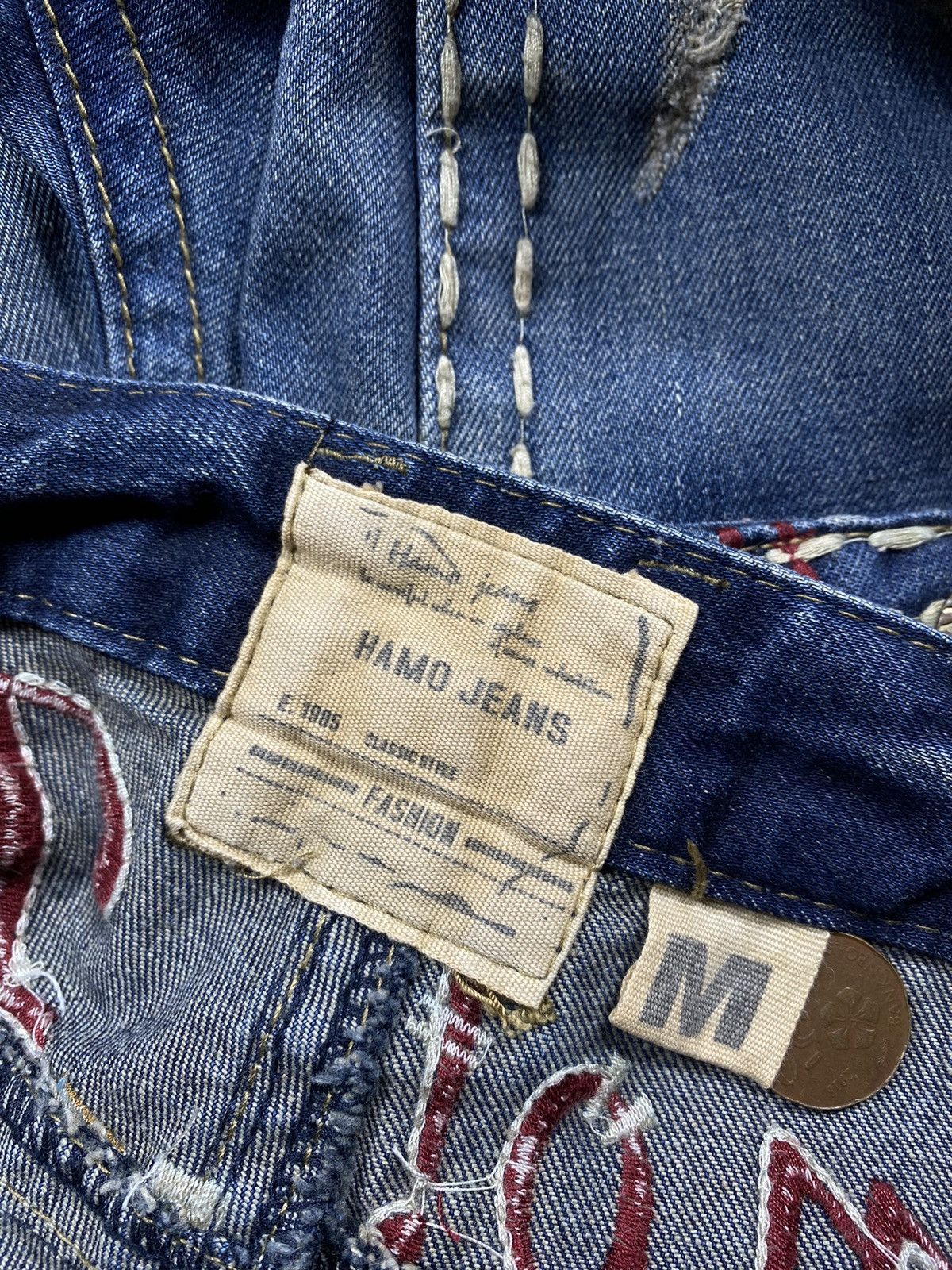 Hysteric Glamour × PPFM Distressed Short Denim By Hamo Jeans Size US 32 / EU 48 - 8 Thumbnail