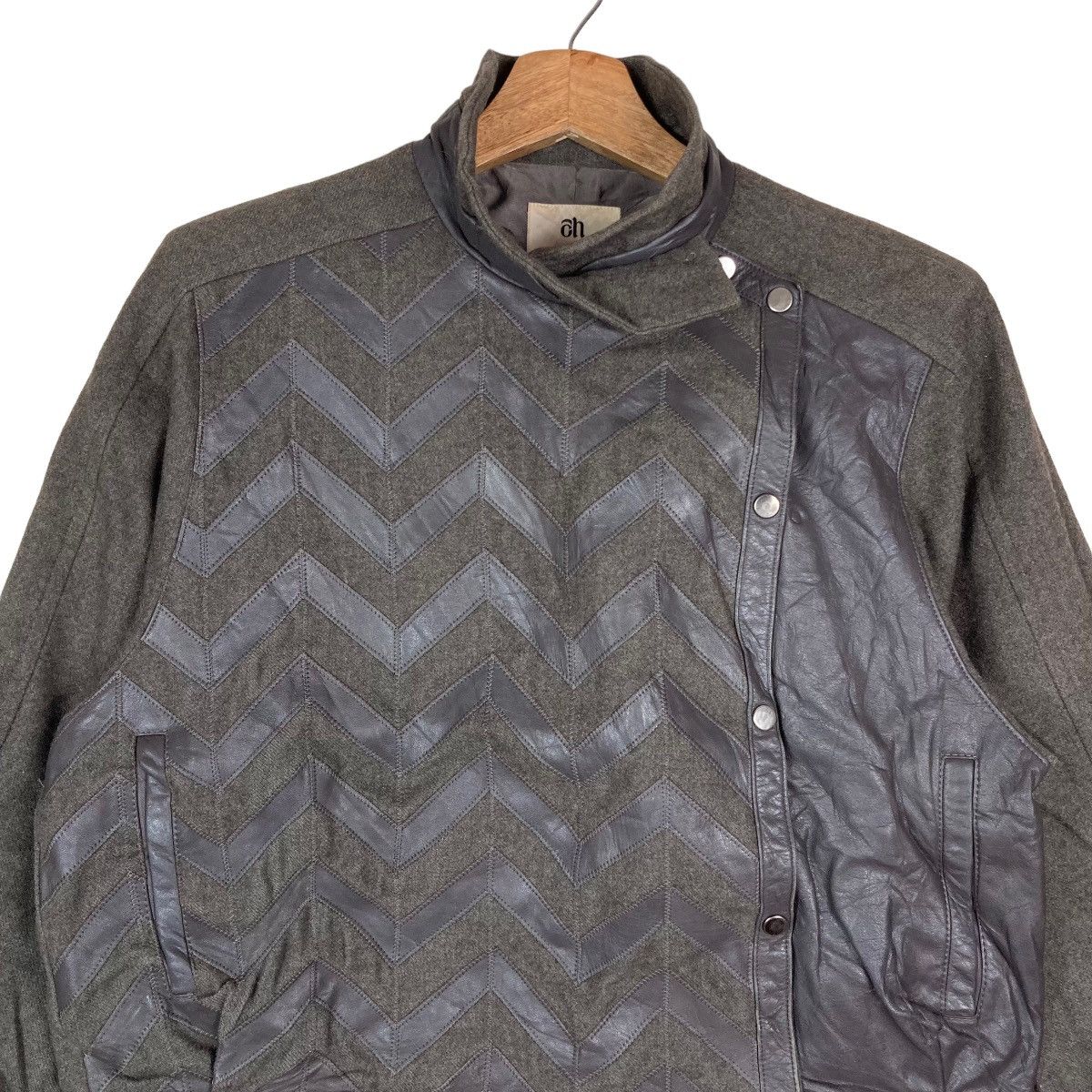 Vintage Vintage an Parienne Snap Button With Zipper Crop Jacket Size M / US 6-8 / IT 42-44 - 2 Thumbnail