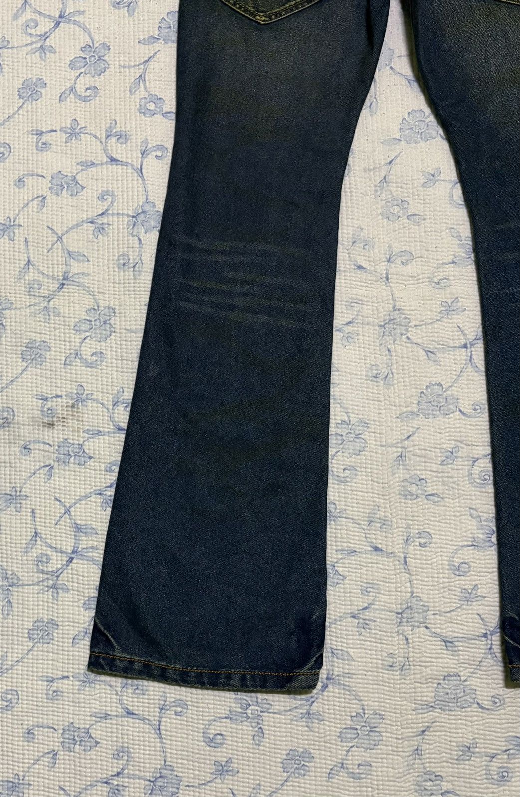 Japanese Brand Japanese Icom Streetwear Flared Jeans Distressed Denim Size US 31 - 12 Thumbnail