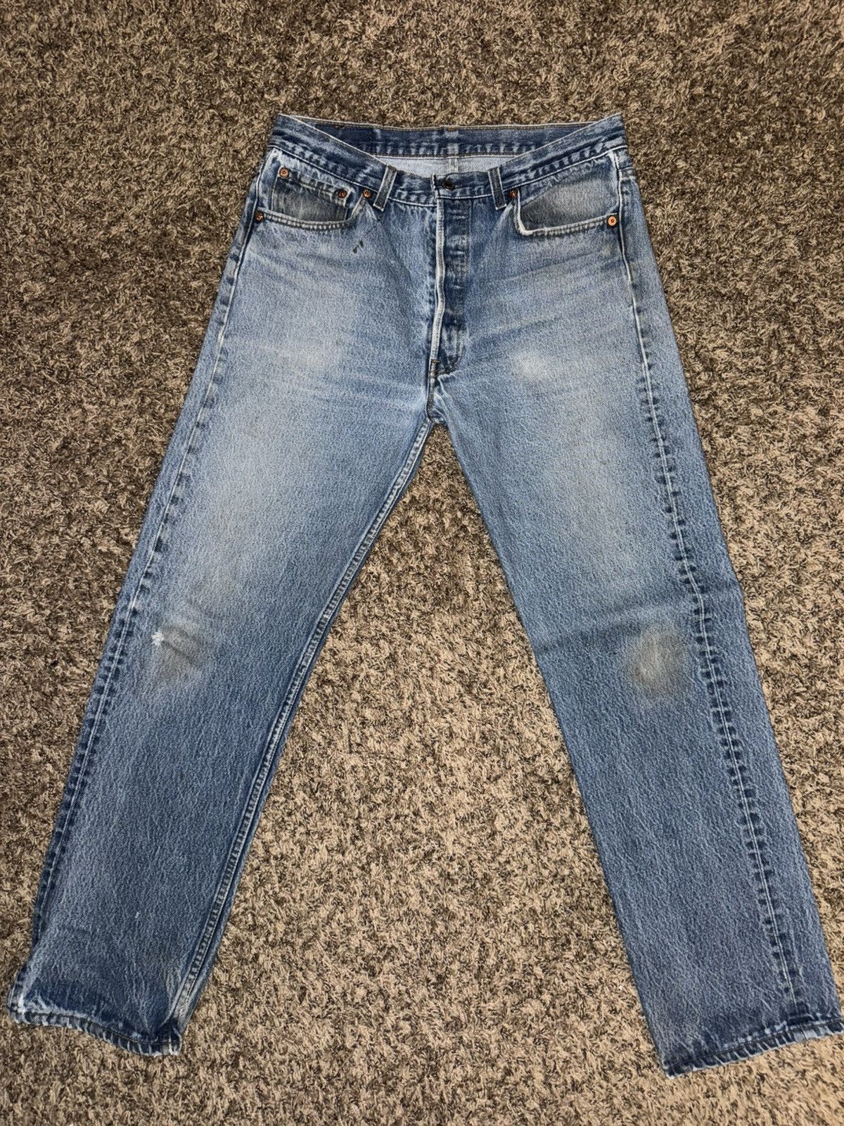 Levi's Vintage Clothing 1990s Levi’s 501xx Jeans 32 x 31 Size US 32 / EU 48 - 1 Thumbnail