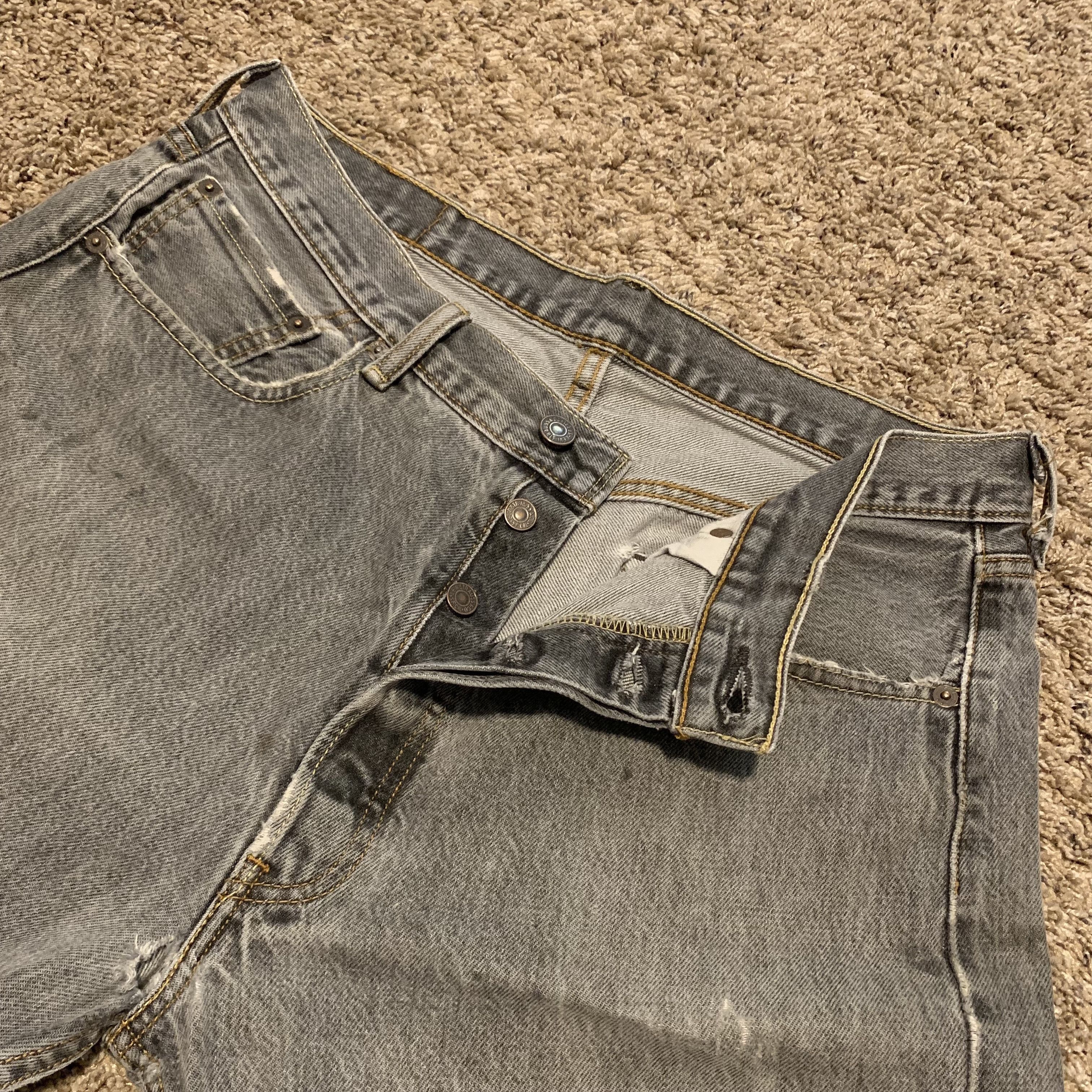 Levi's LEVI'S 501 THRASHED JEANS Size US 36 / EU 52 - 5 Thumbnail