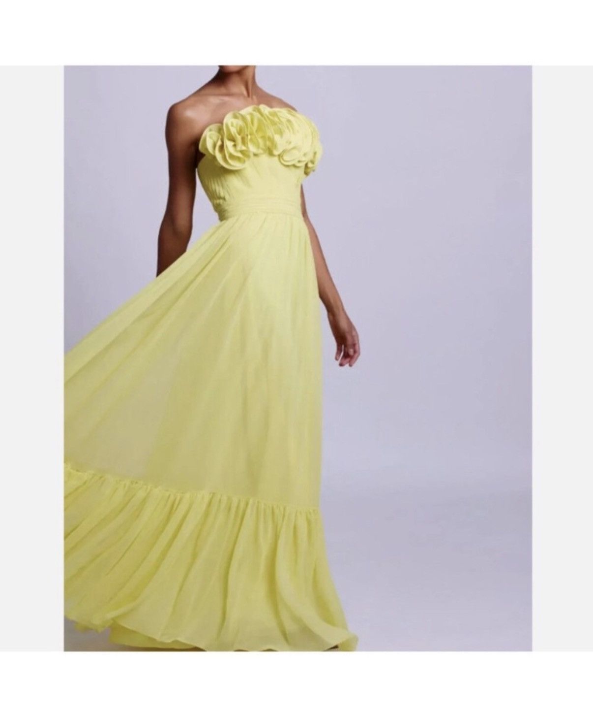 Other PatBo Pleated Strapless Maxi Dress Size M / US 6-8 / IT 42-44 - 2 Thumbnail