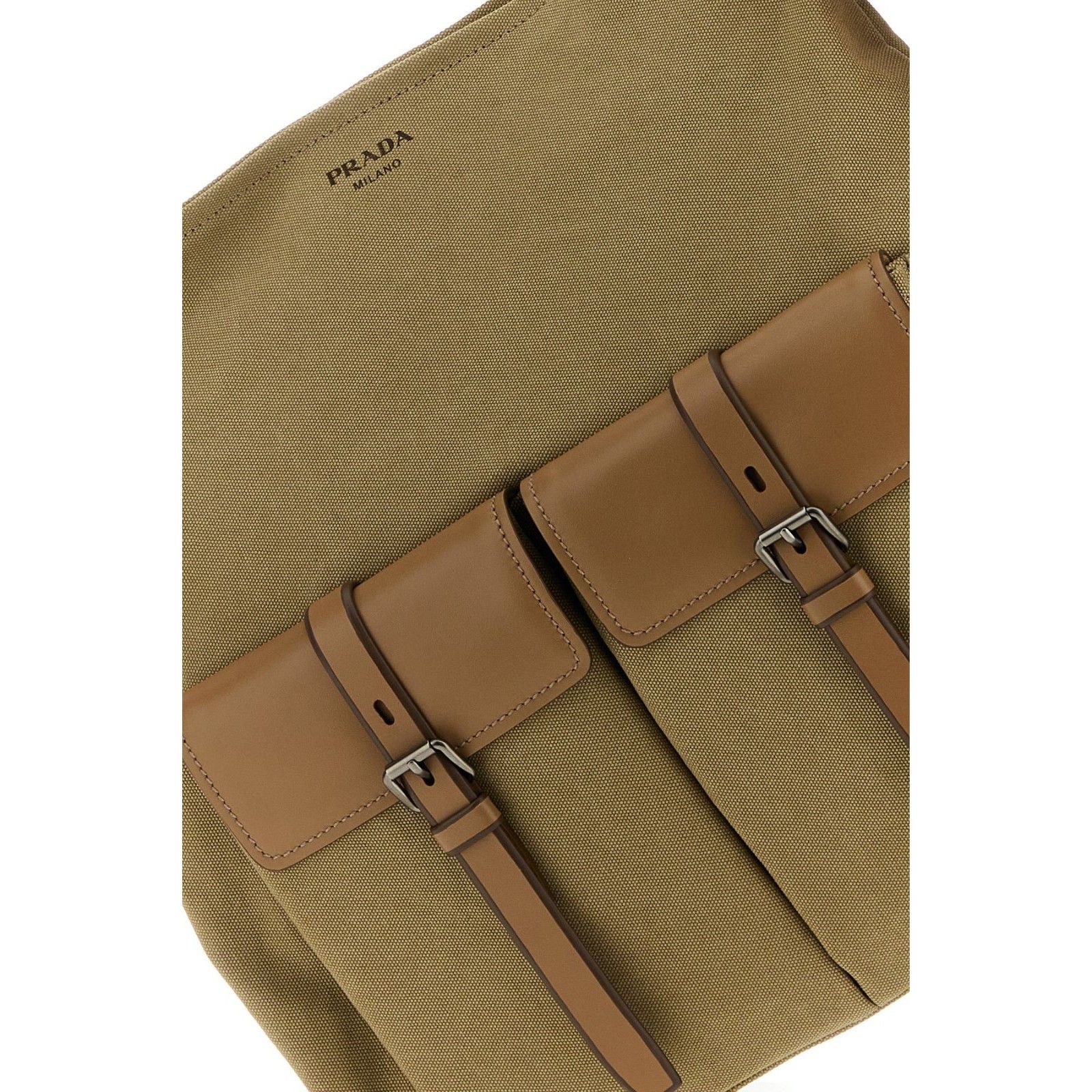 Prada PRADA Route Khaki Shoulder Bag New & Authentic Size ONE SIZE - 4 Thumbnail