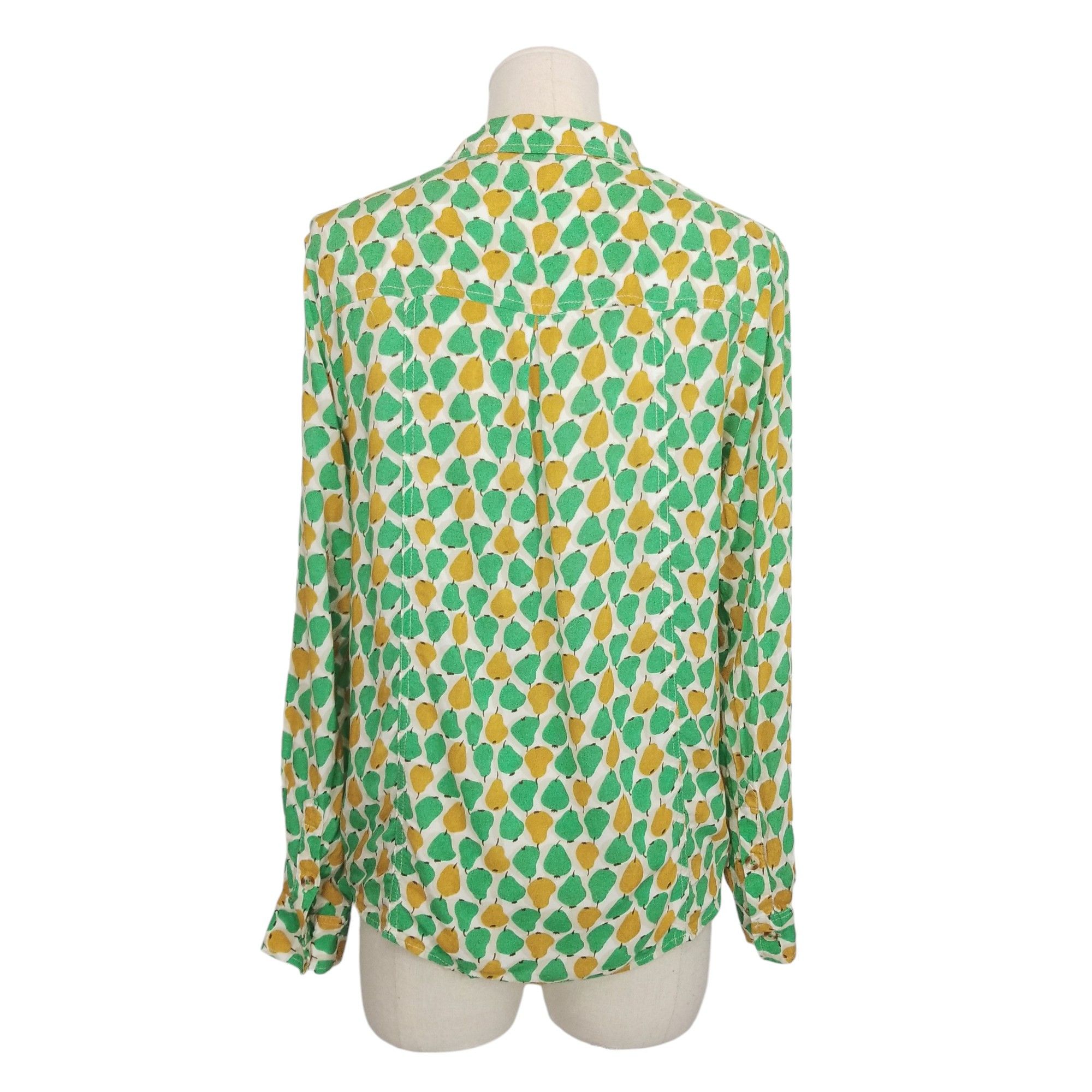 Anthropologie 52 Conversations by Anthropologie Bosc Lady Pears Shirt Size XS / US 0-2 / IT 36-38 - 4 Thumbnail