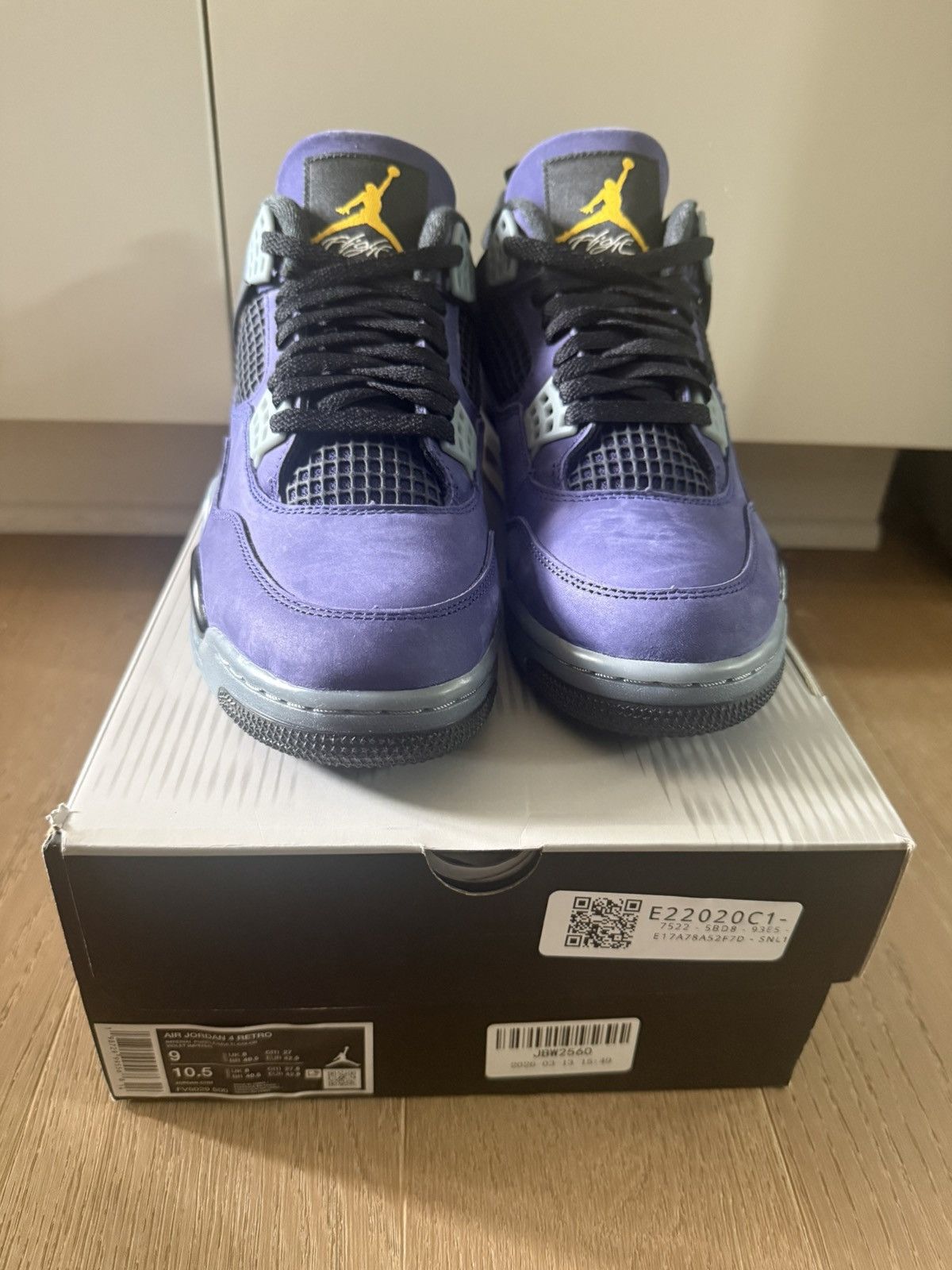 Jordan Brand Nike Air Jordan 4 Lakeshow Lakers FV5029-500 Men's Size 9 Size US 9 / EU 42 - 2 Thumbnail