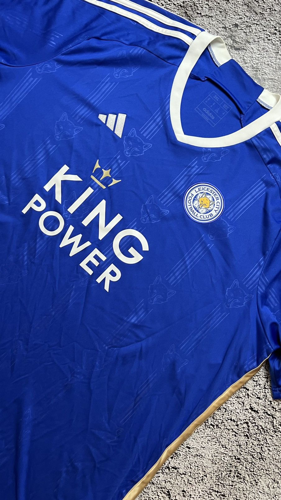 Adidas 2023-2024 Leicester adidas jersey Size US XXL / EU 58 / 5 - 2 Thumbnail