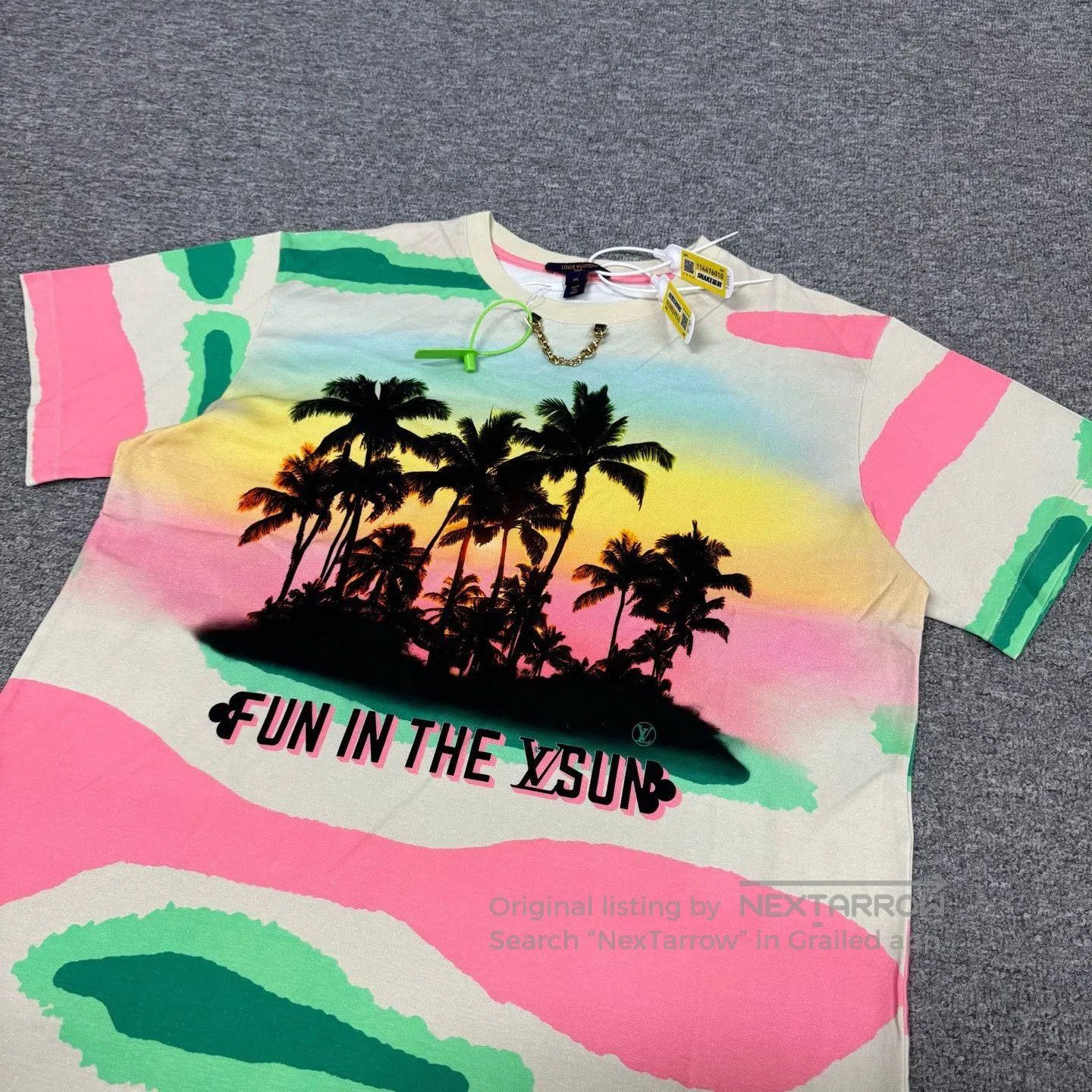 Louis Vuitton Louis Vuitton Colorful Palm Tree T. Size XL / US 12-14 / IT 48-50 - 3 Thumbnail