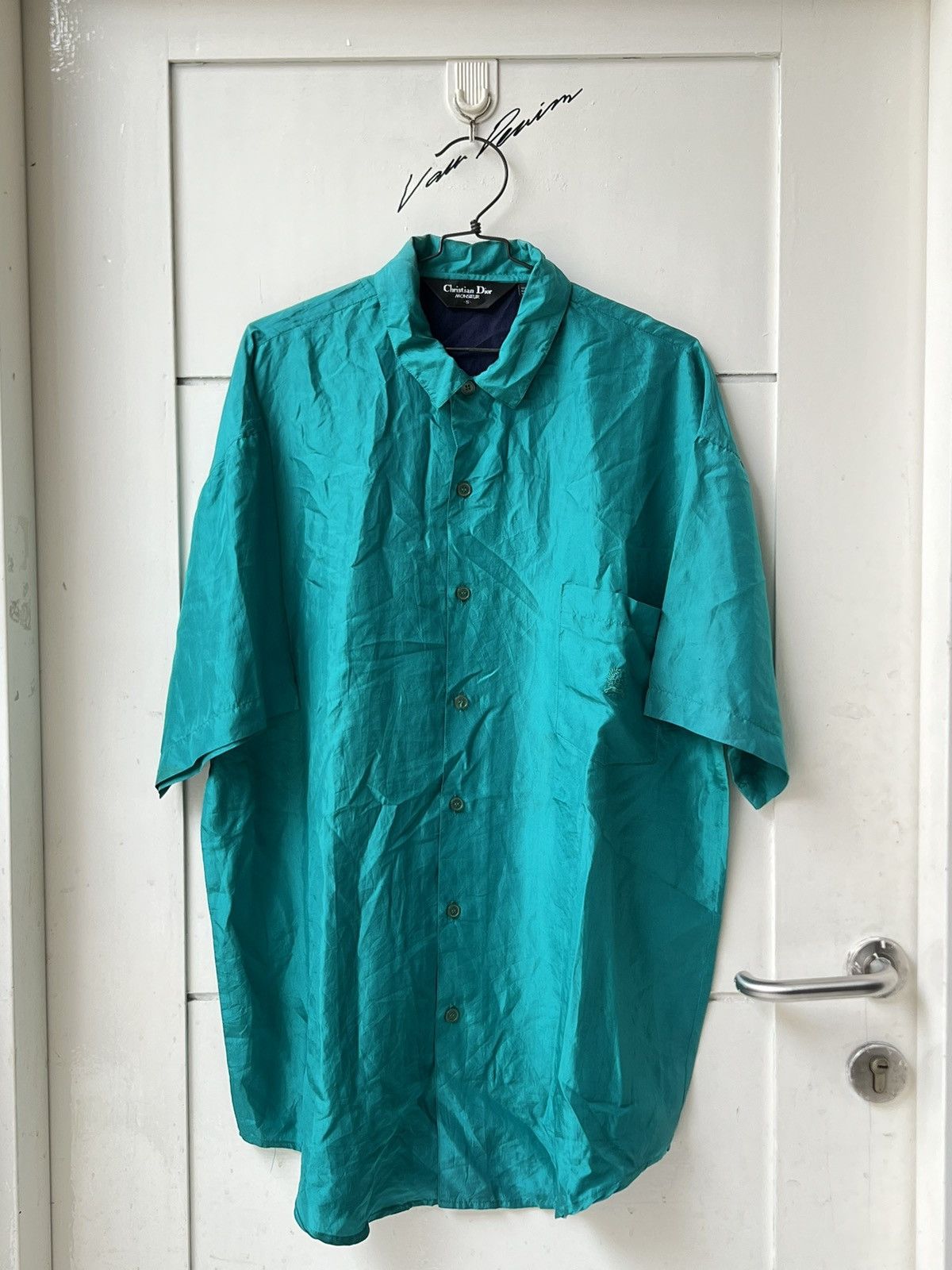 Christian Dior Monsieur Christian Dior Monsieur Green Shirt Size US L / EU 52-54 / 3 - 1 Thumbnail
