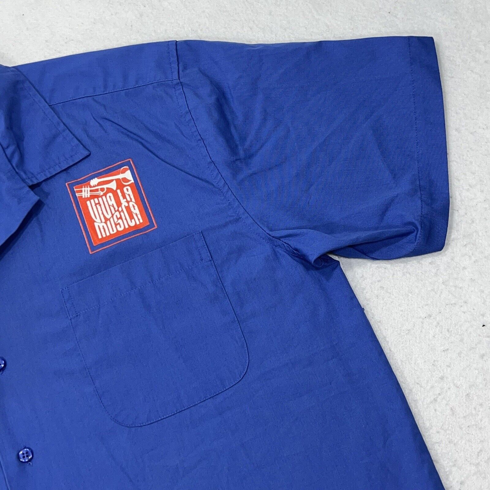 Vintage SeaWorld Viva La Musica Button Front Employee Shirt Size US L / EU 52-54 / 3 - 4 Thumbnail