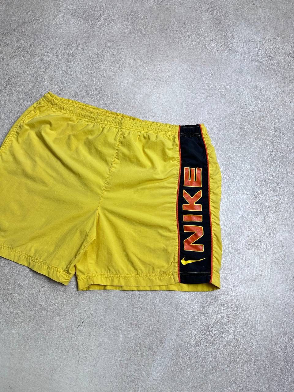Other Vintage Nike Sportwear Swoosh Nylon Baggy Shorts Y2K L Size US 34 / EU 50 - 2 Thumbnail