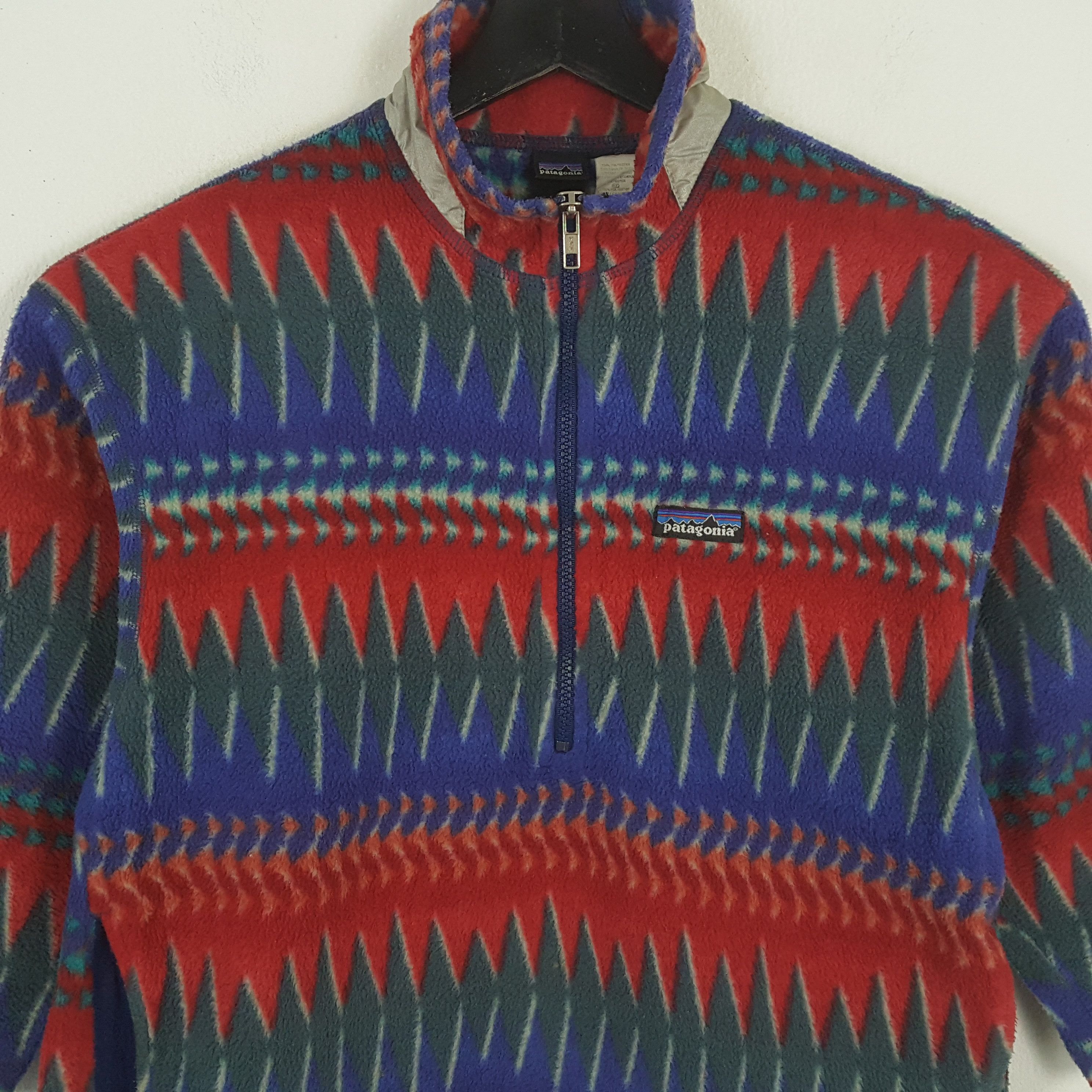 Patagonia × Vintage PATAGONIA Nice Design Half Zipper Sweatshirt Size US S / EU 44-46 / 1 - 2 Thumbnail