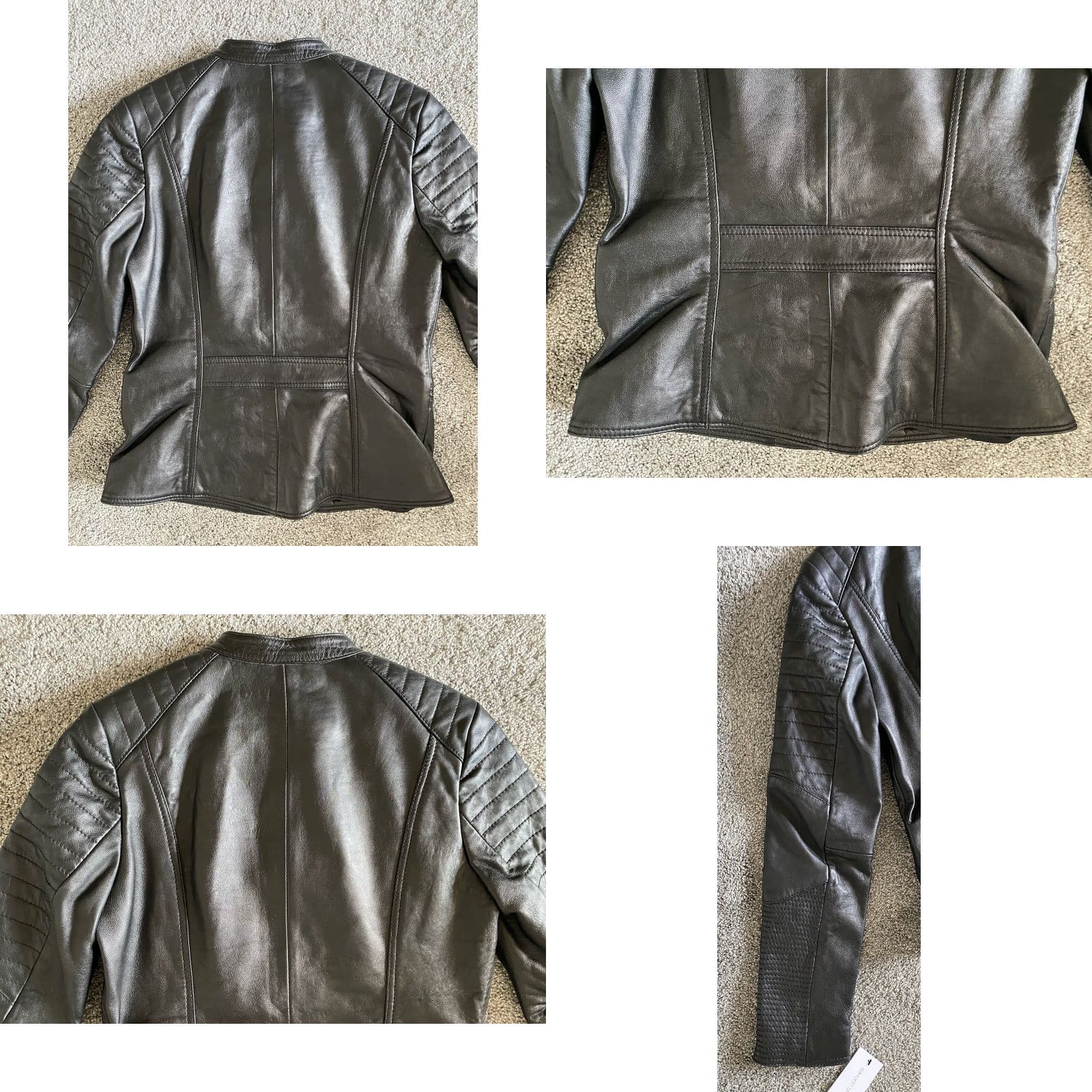 Vintage VINTAGE NWT New Wilsons Leather Jacket Women’s Size S Black MSRP 00 Size S / US 4 / IT 40 - 10 Thumbnail