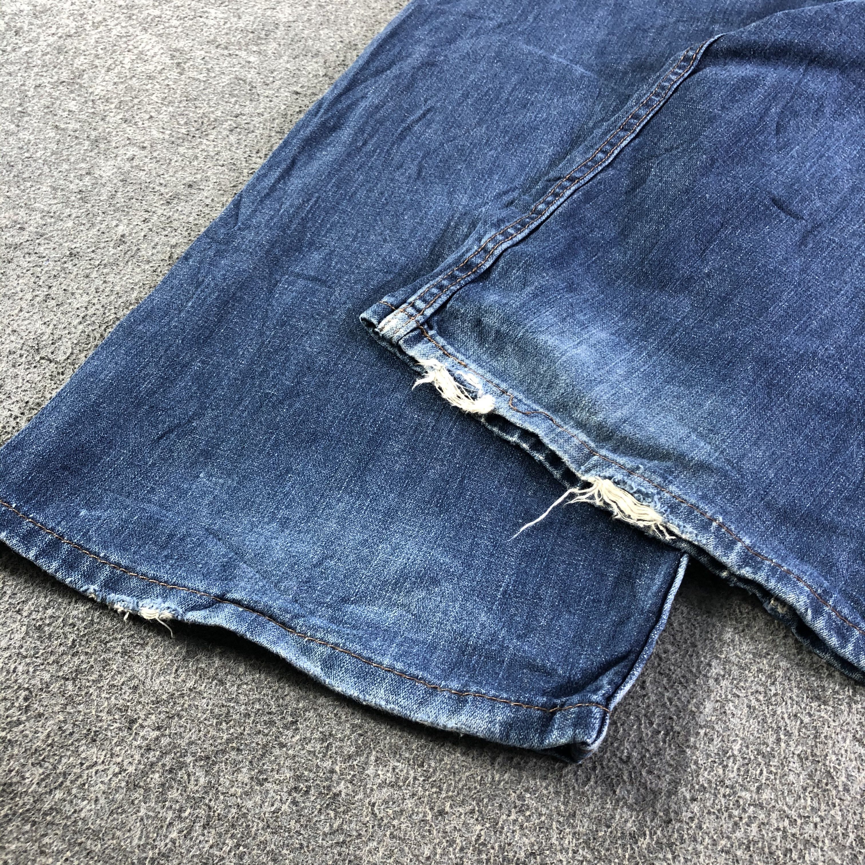 Levi's Vintage Blue Wash Levis 569 Jeans-J4384 Size US 42 / EU 58 - 6 Thumbnail