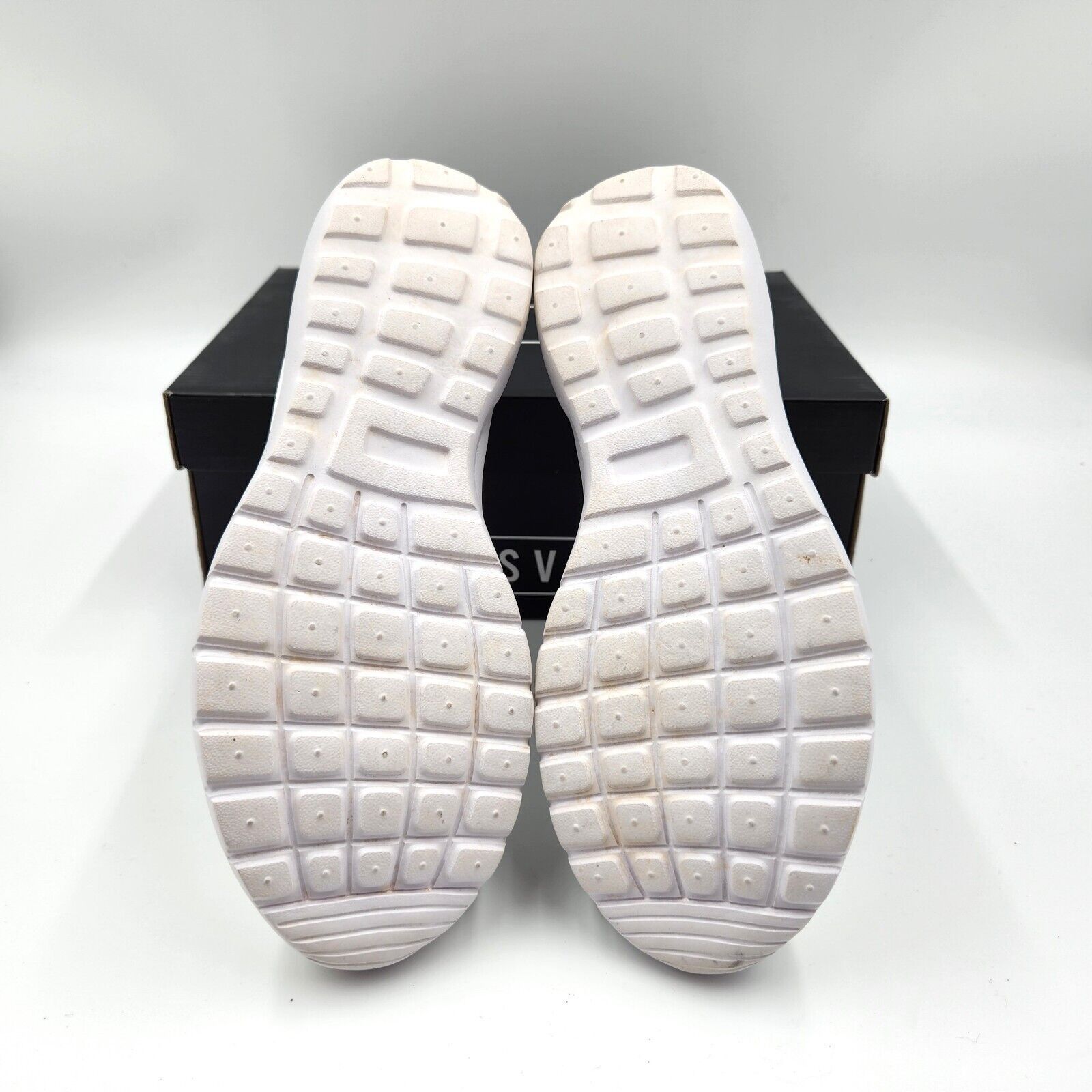 The Unbranded Brand RSVP Women White Knit Athletics Pull-On Sneakers Size US 8M Size US 8 / IT 38 - 7 Thumbnail