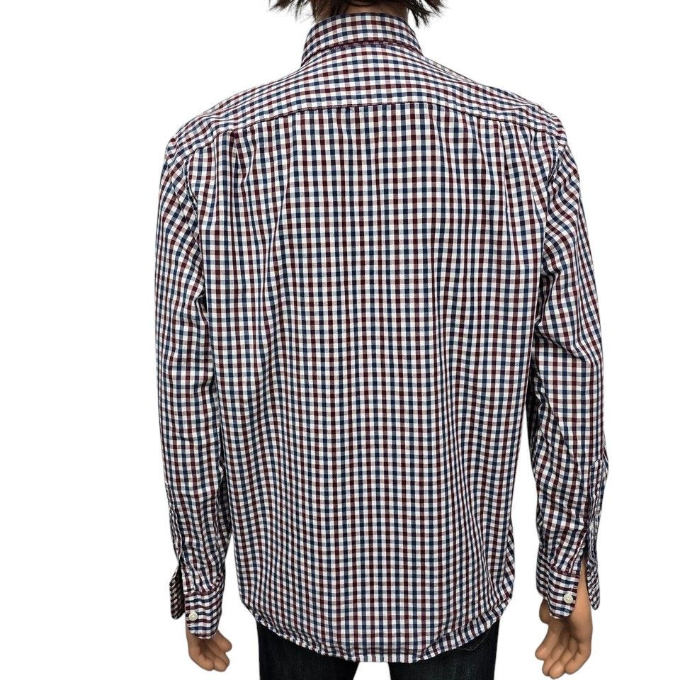 J.Crew J. Crew Shirt Men L Gingham Check Long Sleeve Button Down Size US L / EU 52-54 / 3 - 9 Thumbnail