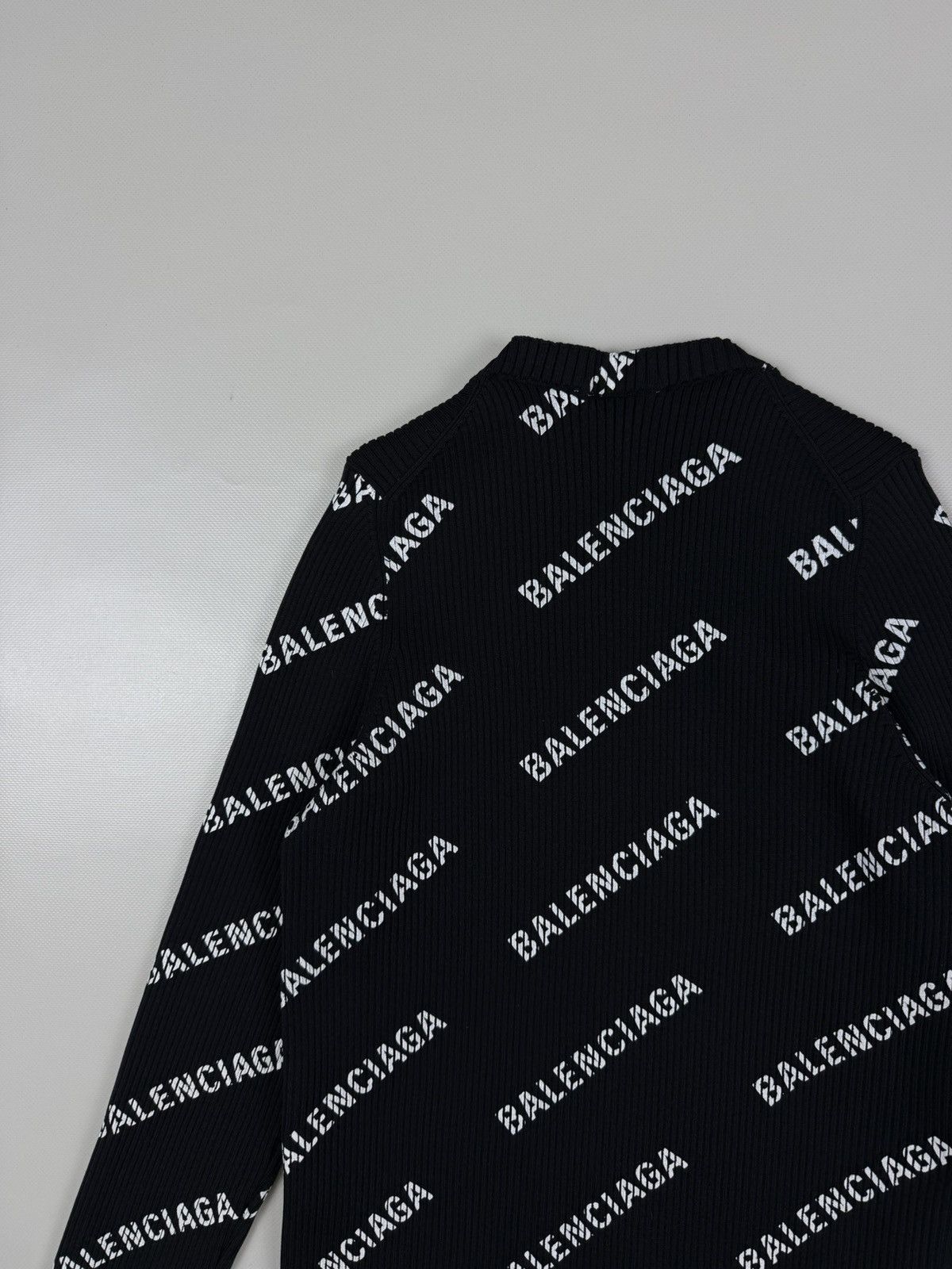 Balenciaga Balenciaga Women’s Monogram Poly Longsleeve Shirt Size XL Size XL / US 12-14 / IT 48-50 - 10 Thumbnail