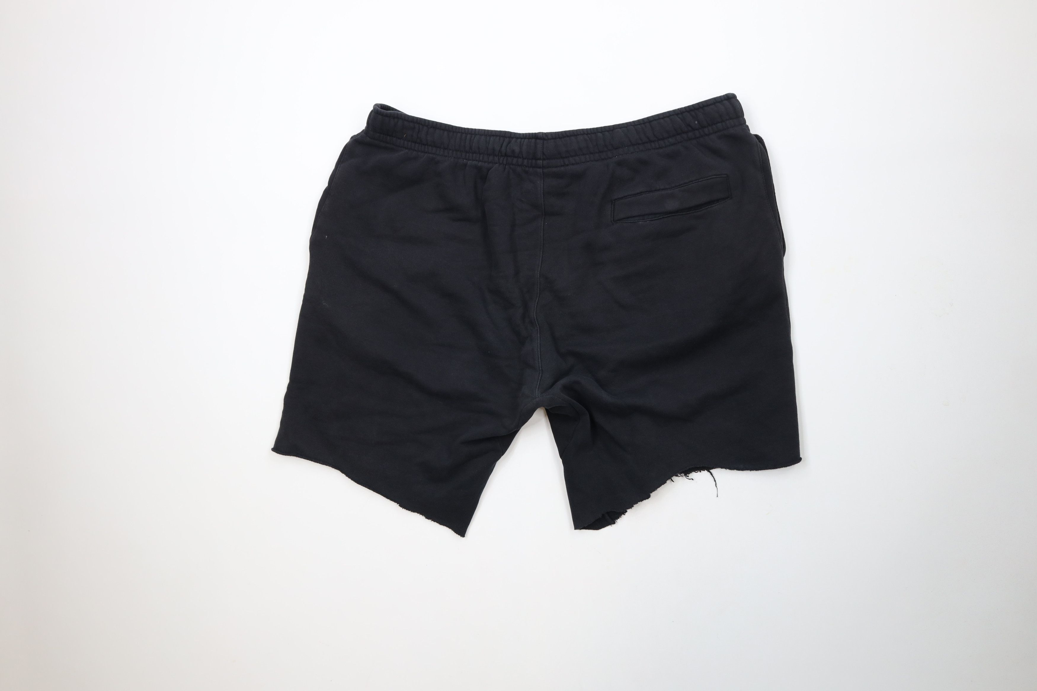 Nike × Vintage Vintage Y2K Nike Spell Out Custom Cut Off Sweatpants Shorts Size US 36 / EU 52 - 12 Thumbnail