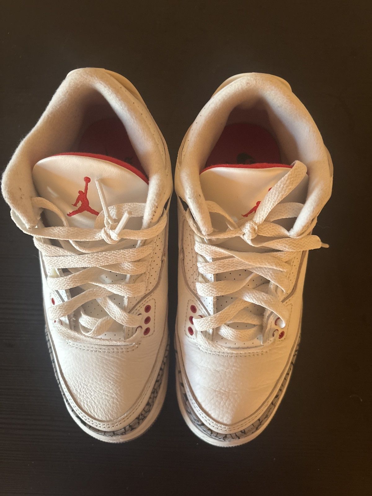 Jordan Brand Jordan 3 Retro White Cement Size US 4.5 / IT 34.5 - 6 Thumbnail
