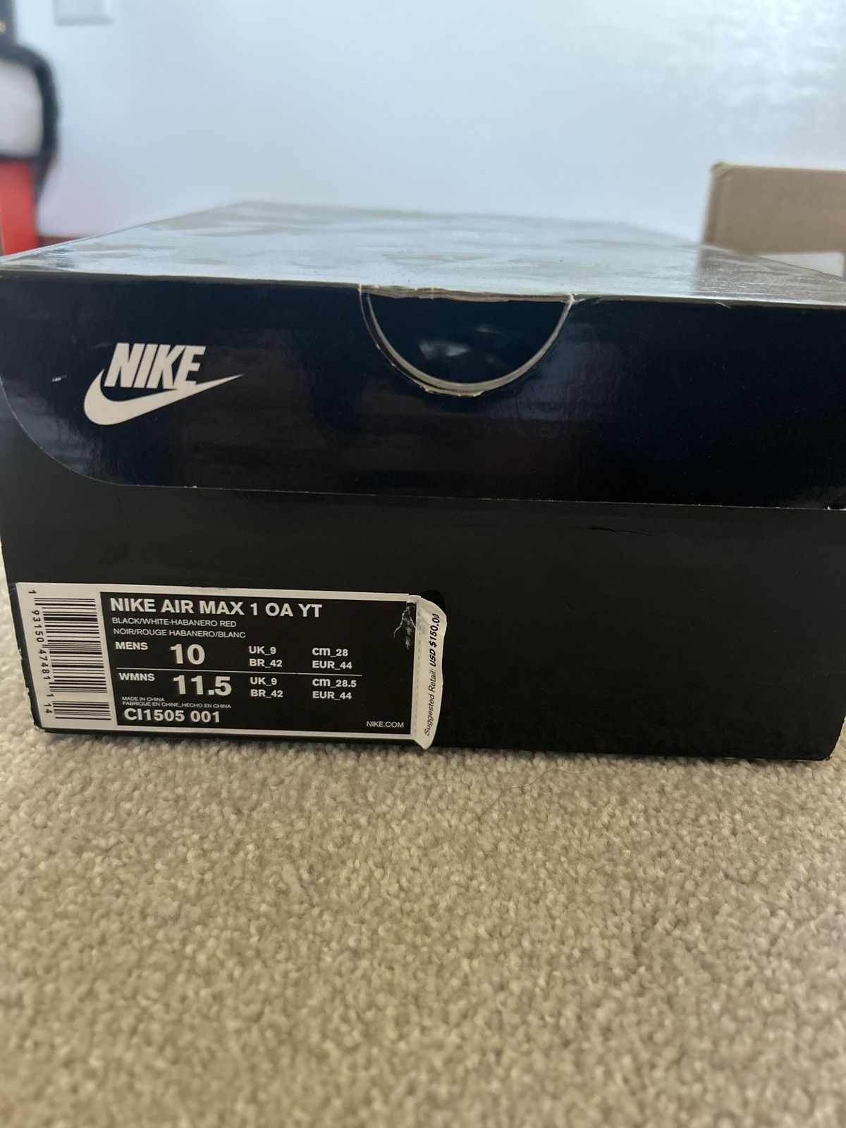 Nike Nike Air Max 1 OA YT Tokyo Maze Size US 10 / EU 43 - 3 Thumbnail