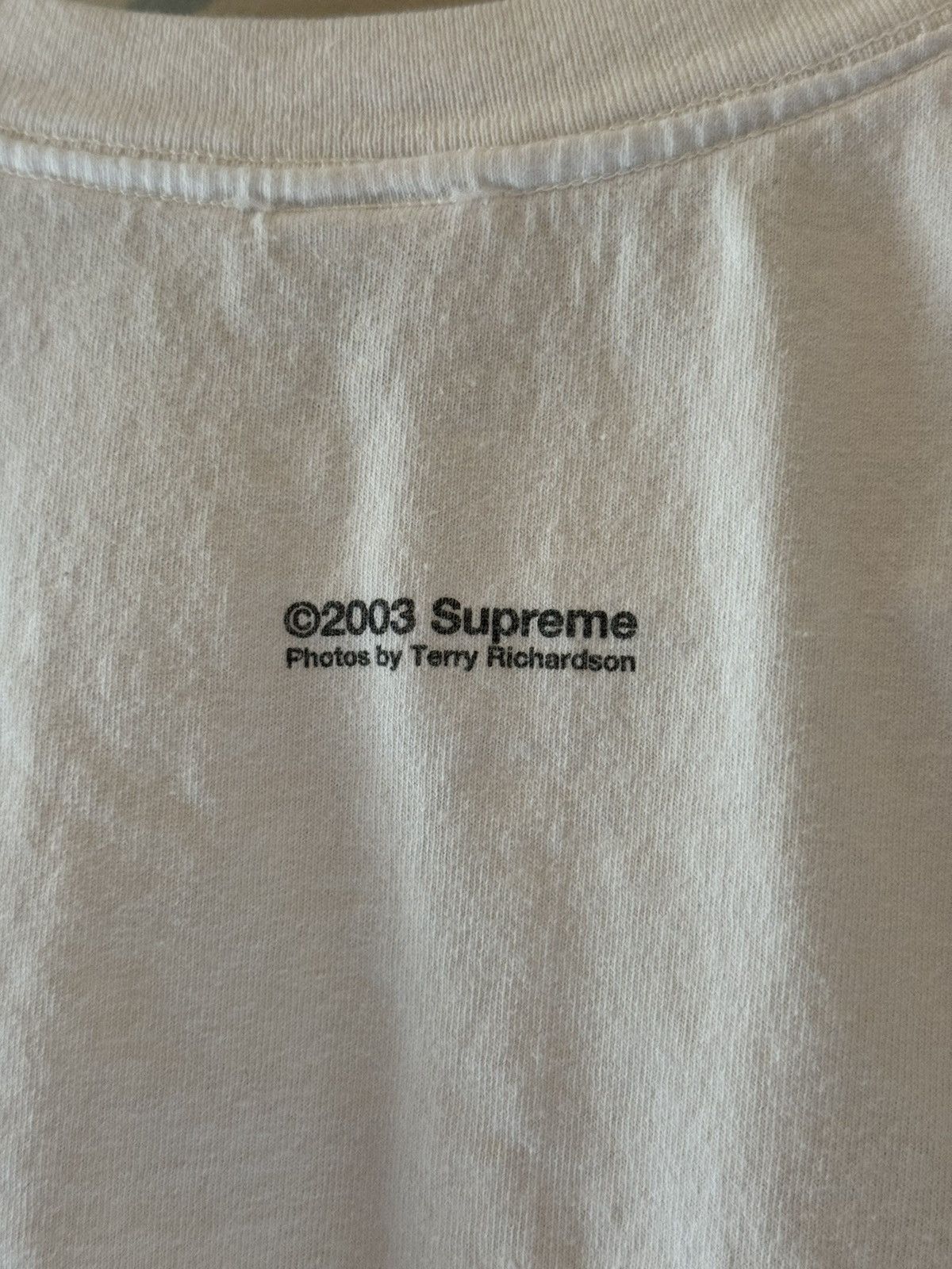 Supreme Supreme Terry Richardson Tee 2003 White Medium Vintage Size US M / EU 48-50 / 2 - 9 Thumbnail