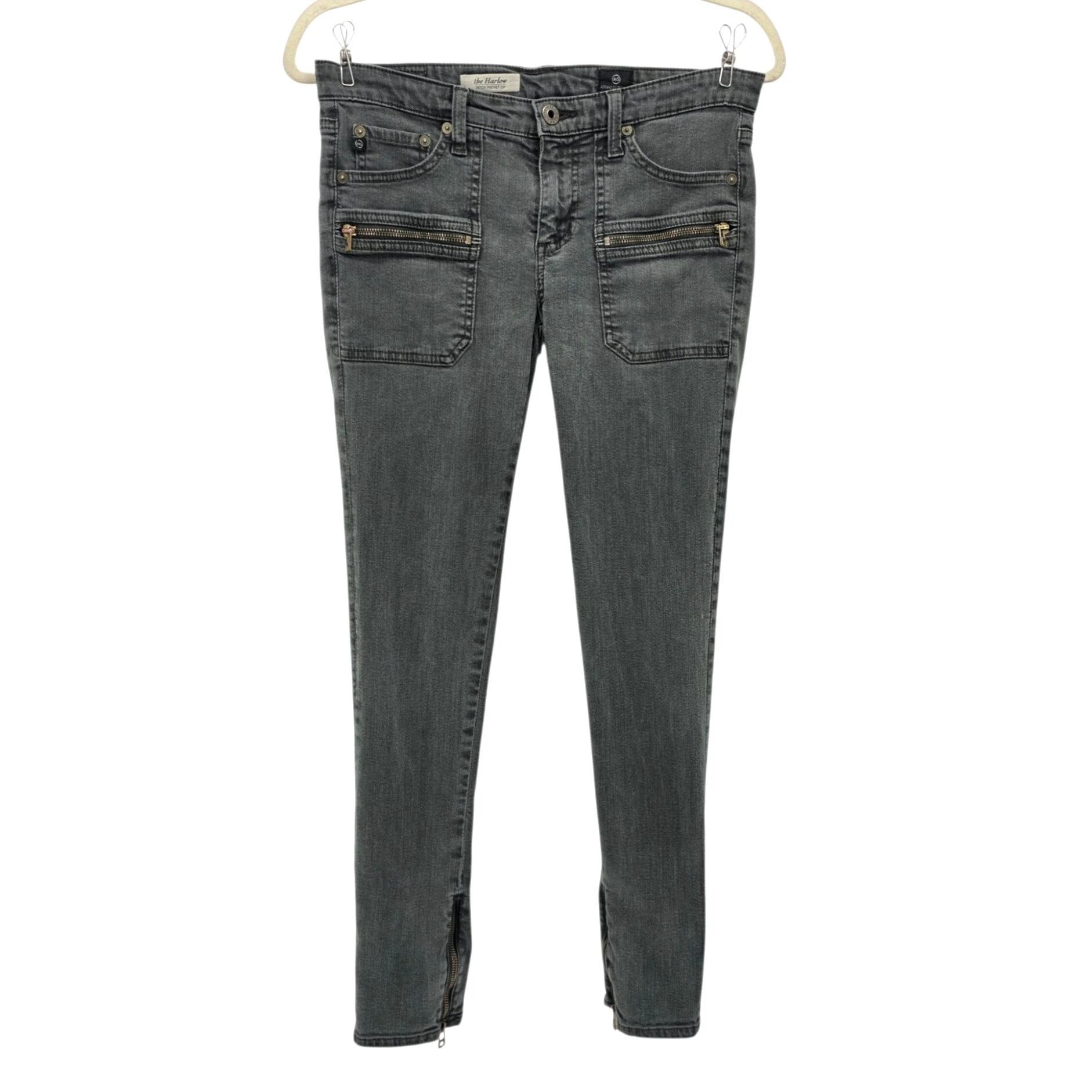 AG Adriano Goldschmied AG Adriano Goldschmied Womens 28 Jeans The Harlow Patch Size 28" / US 6 / IT 42 - 1 Thumbnail