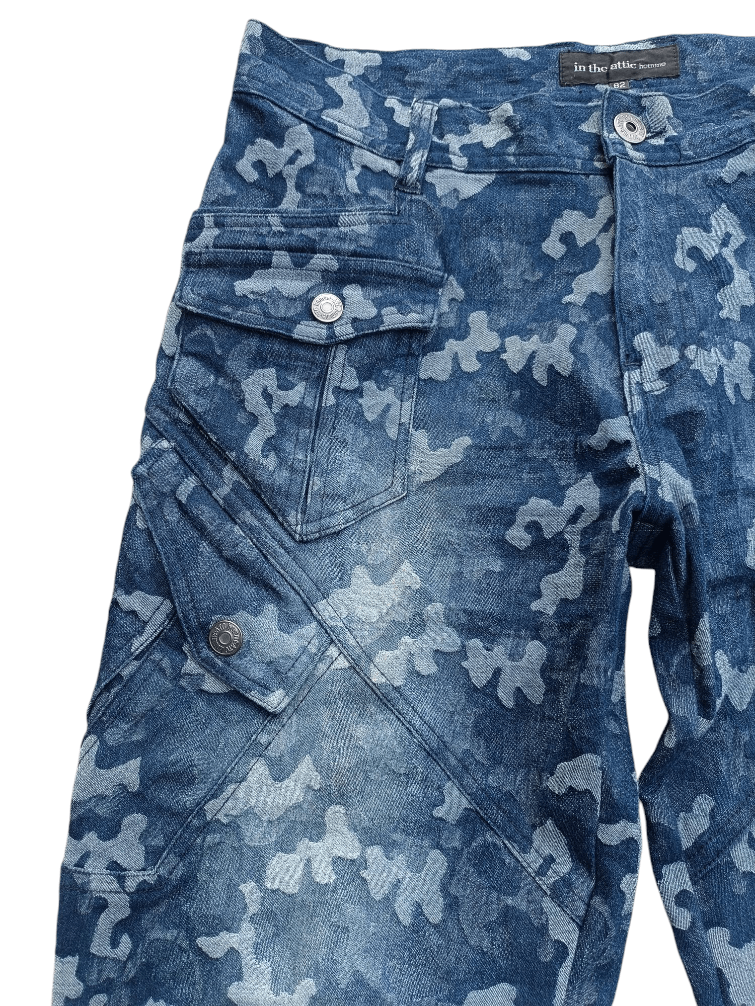 In The Attic × Japanese Brand RARE Japanese Brand In The Attic Camo Multi Pocket Pant E223 Size US 33 - 9 Thumbnail