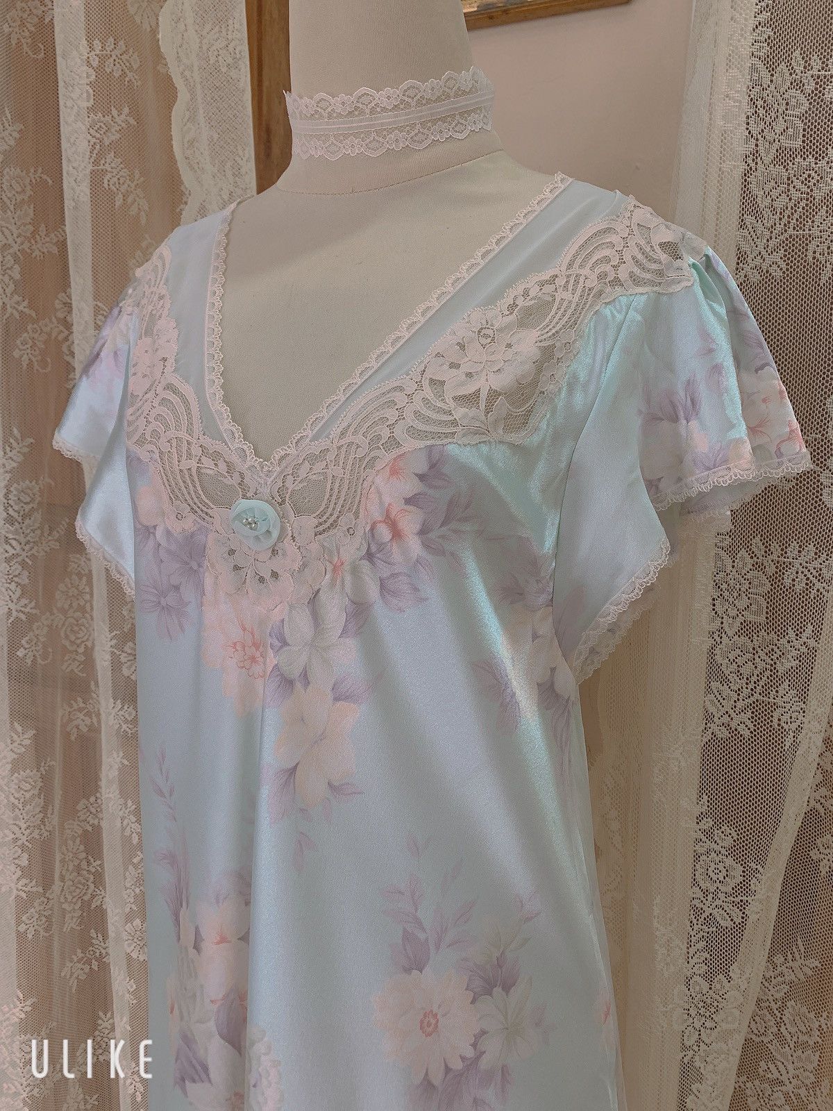 Christian Dior Monsieur × Vintage Christian Dior Vintage Nightdress Size L / US 10 / IT 46 - 3 Thumbnail