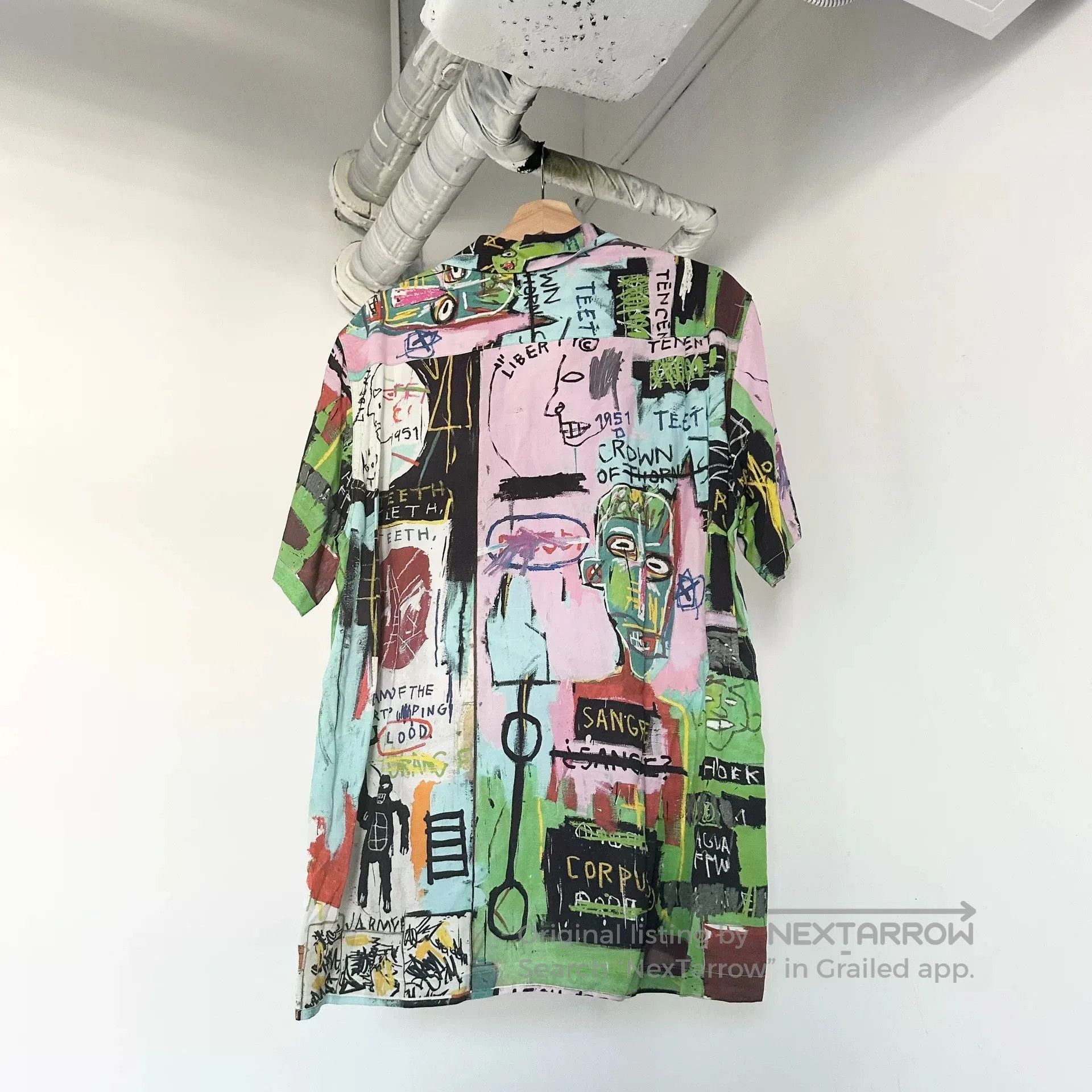 Wacko Maria WACKO MARIA x Basquiat Hawaiian Shirt. Size US M / EU 48-50 / 2 - 2 Thumbnail
