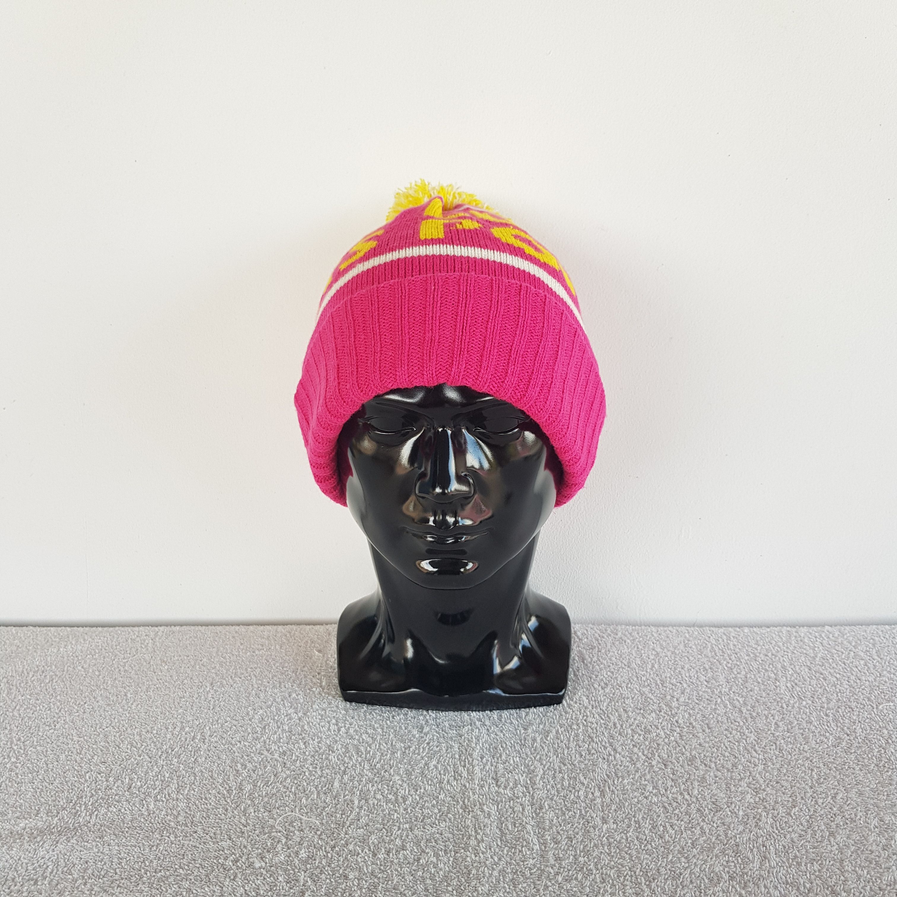 Japanese Brand Vintage Co Lu Beanie Japanese Ribbed Knit Isle Snow Caps Hat Size ONE SIZE - 3 Thumbnail