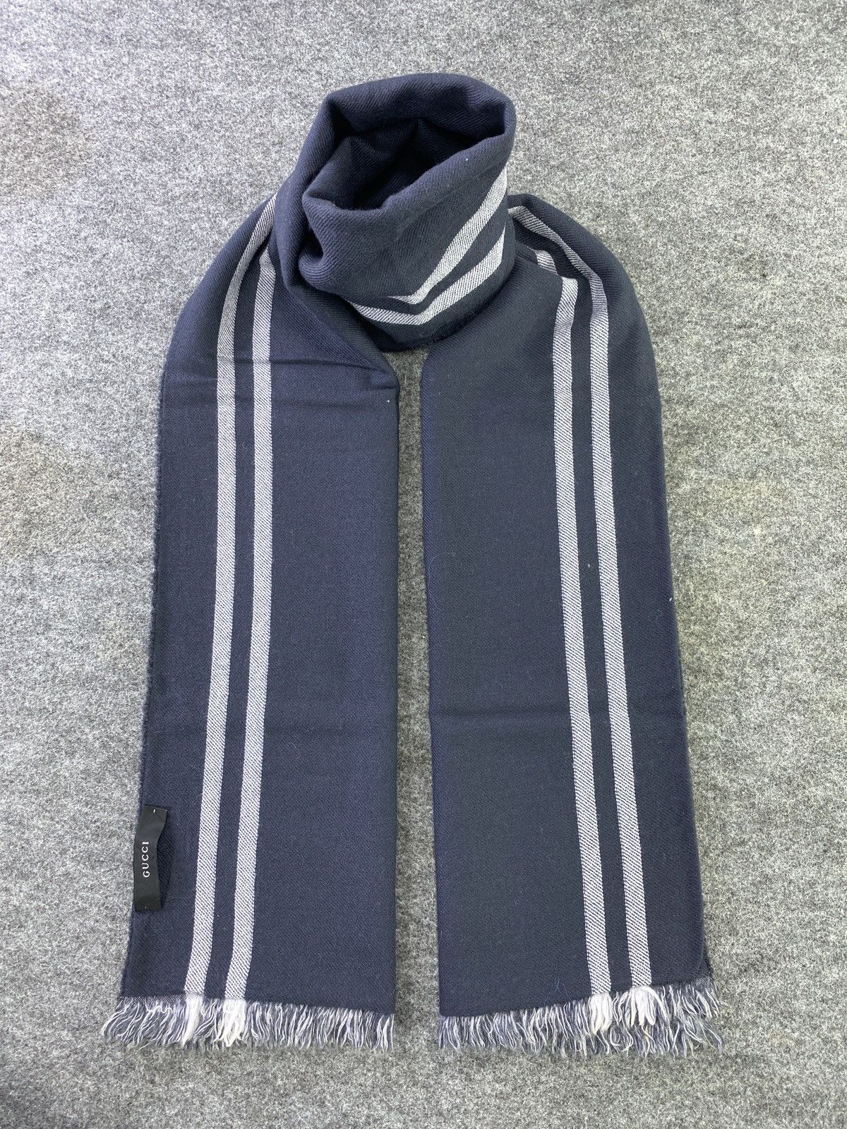 Gucci × Vintage Gucci Scarf / Muffler / Neckwear -T510 Size ONE SIZE - 4 Thumbnail