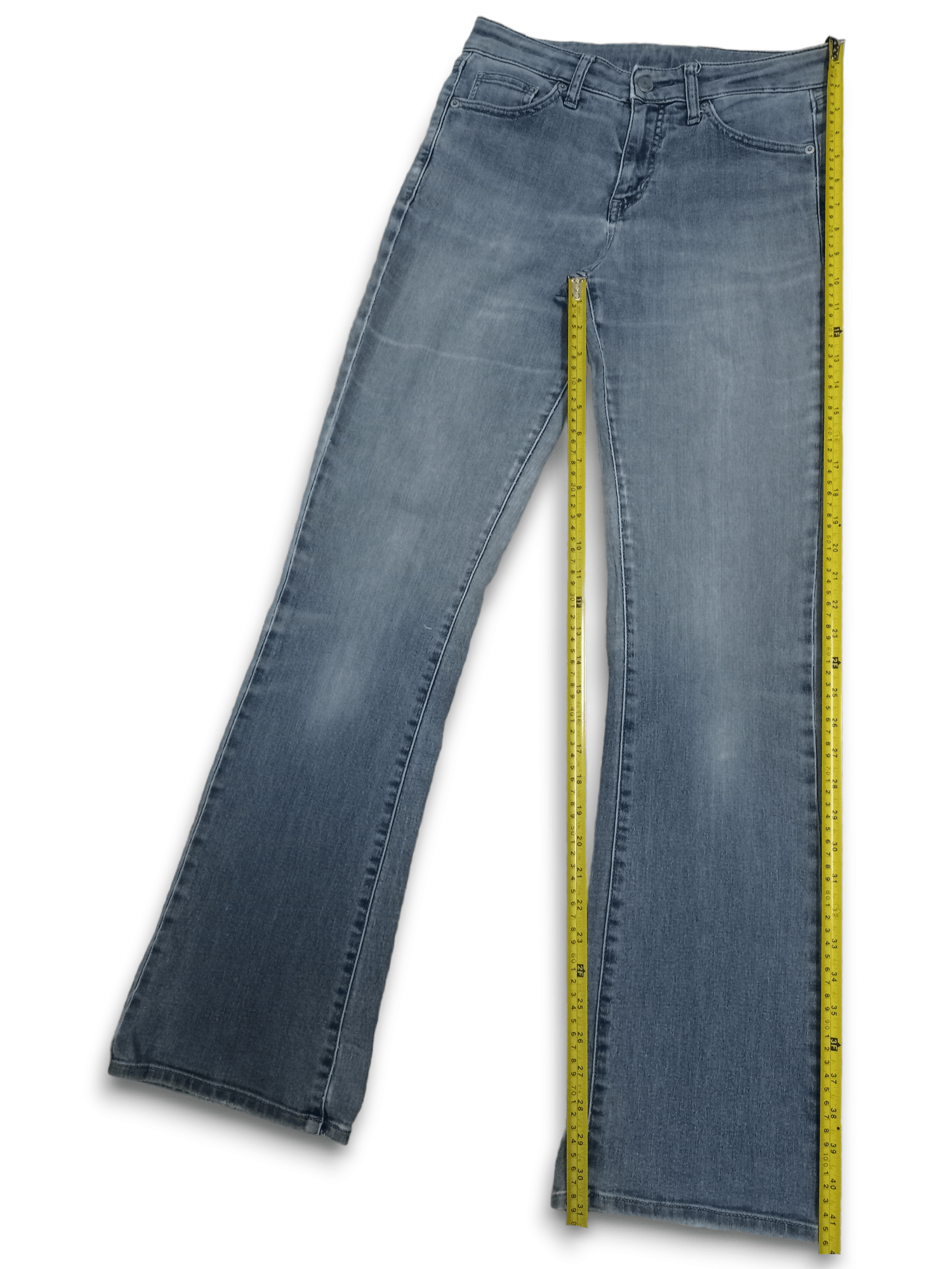 Japanese Brand × Uniqlo Vintage Japanese Uniqlo High Rise Flare Jeans Size US 28 / EU 44 - 10 Thumbnail