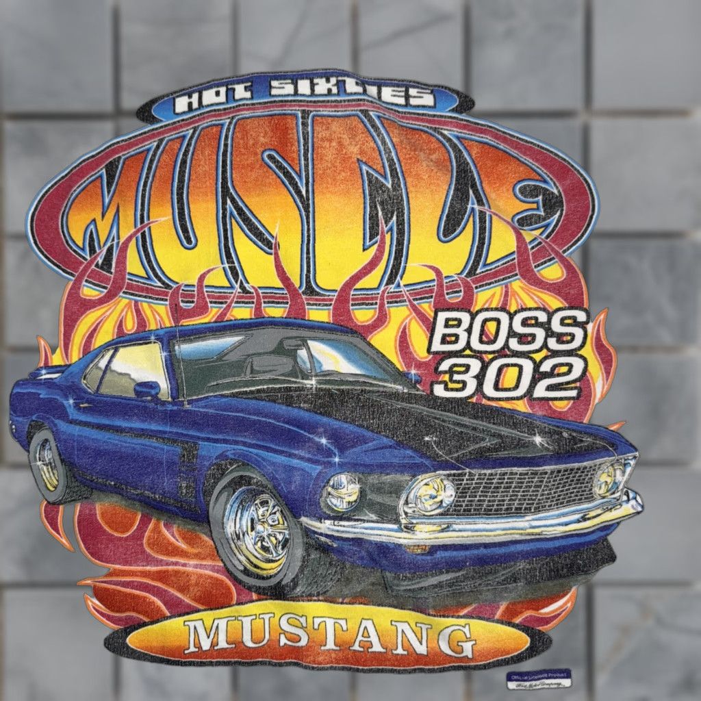Vintage VINTAGE Mustang T-Shirt White XL Mens 1999 Muscle Car 23x28 Size US XL / EU 56 / 4 - 1 Thumbnail