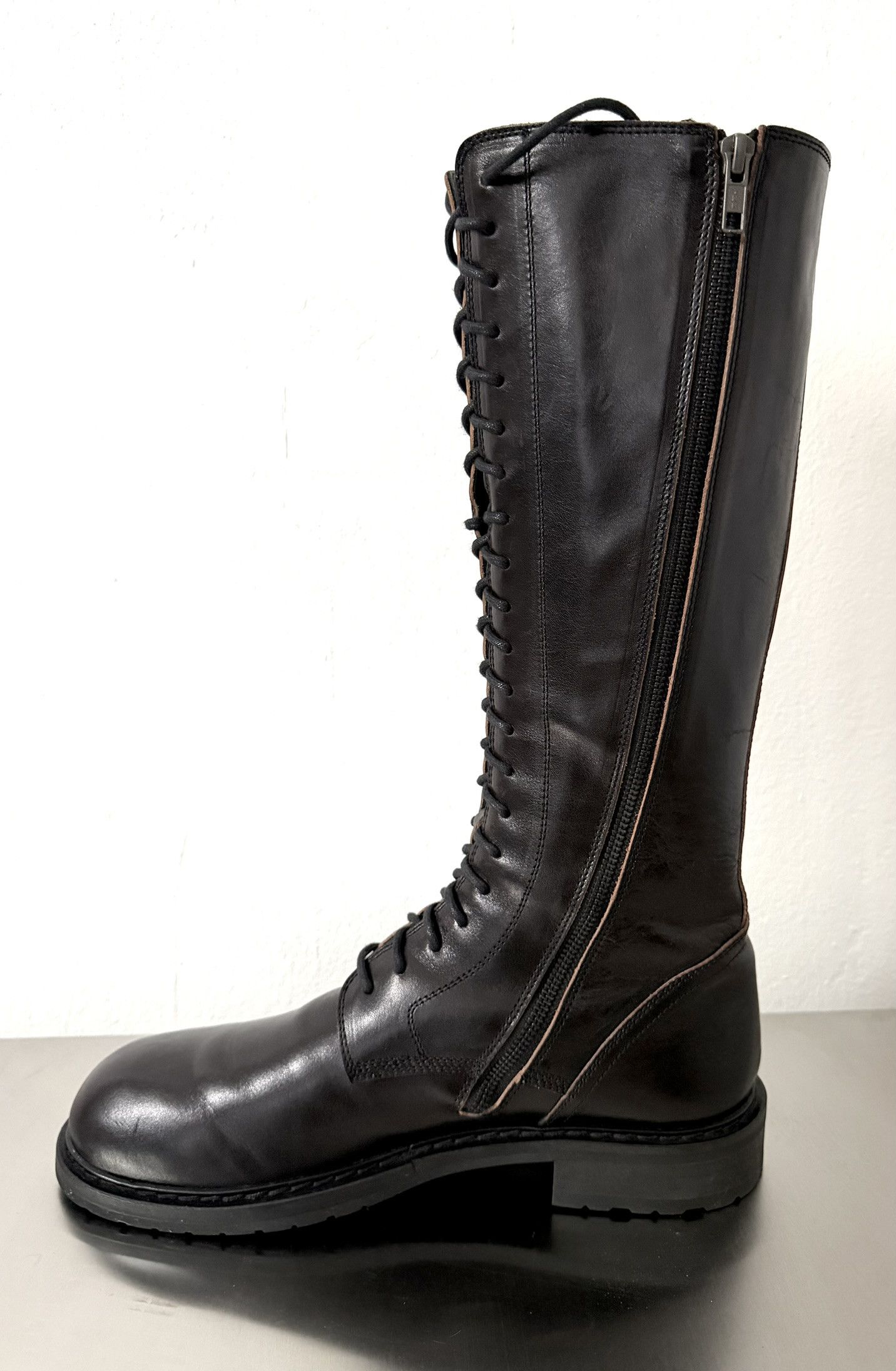 Ann Demeulemeester Ann Demeulemeester Lace Up Combat Boots Black 44 Size US 11 / EU 44 - 5 Thumbnail