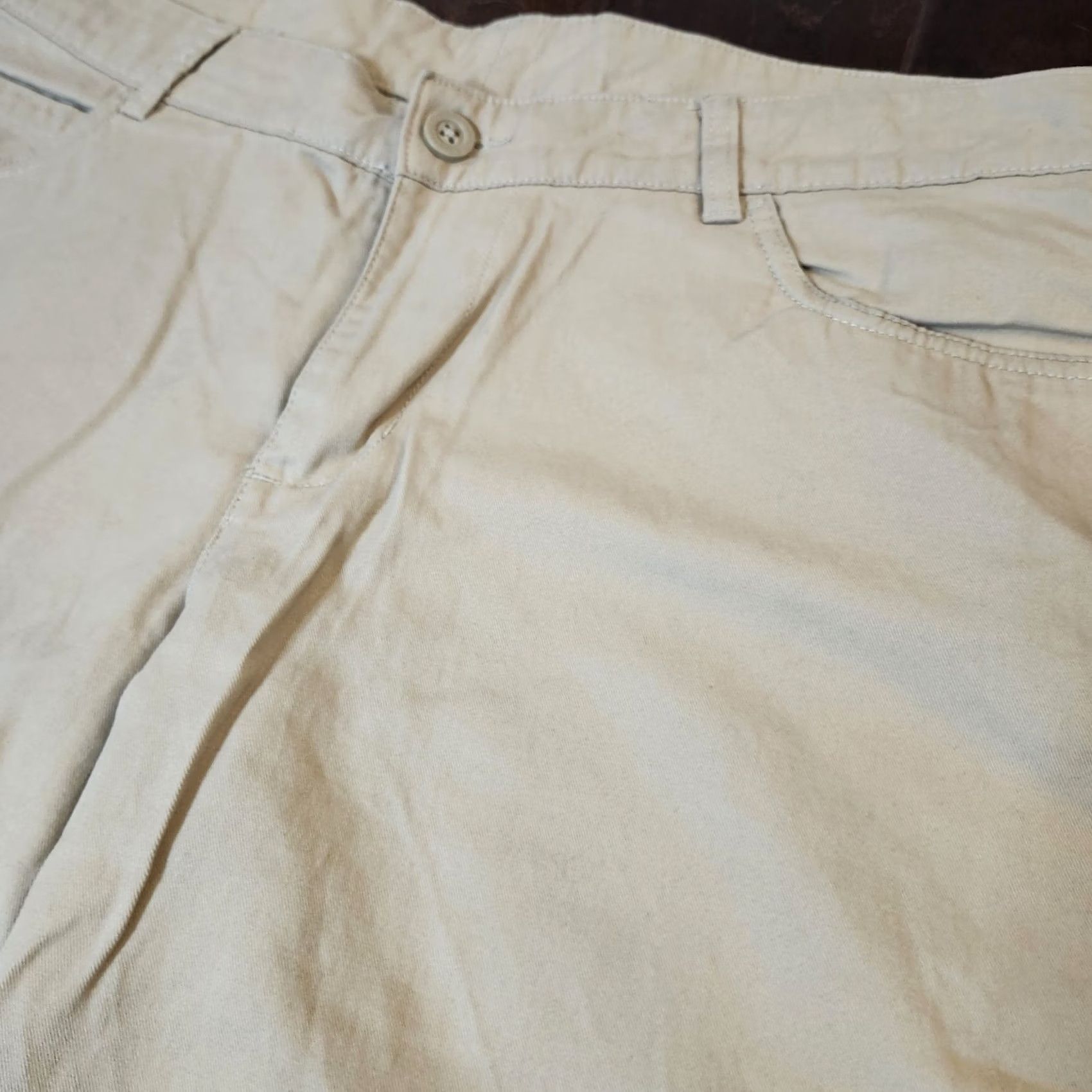 Vintage Columbia Mens Classic Beige Regular Fit Chino Pants - Size 36X34 - Minor Stains Size US 36 / EU 52 - 6 Thumbnail