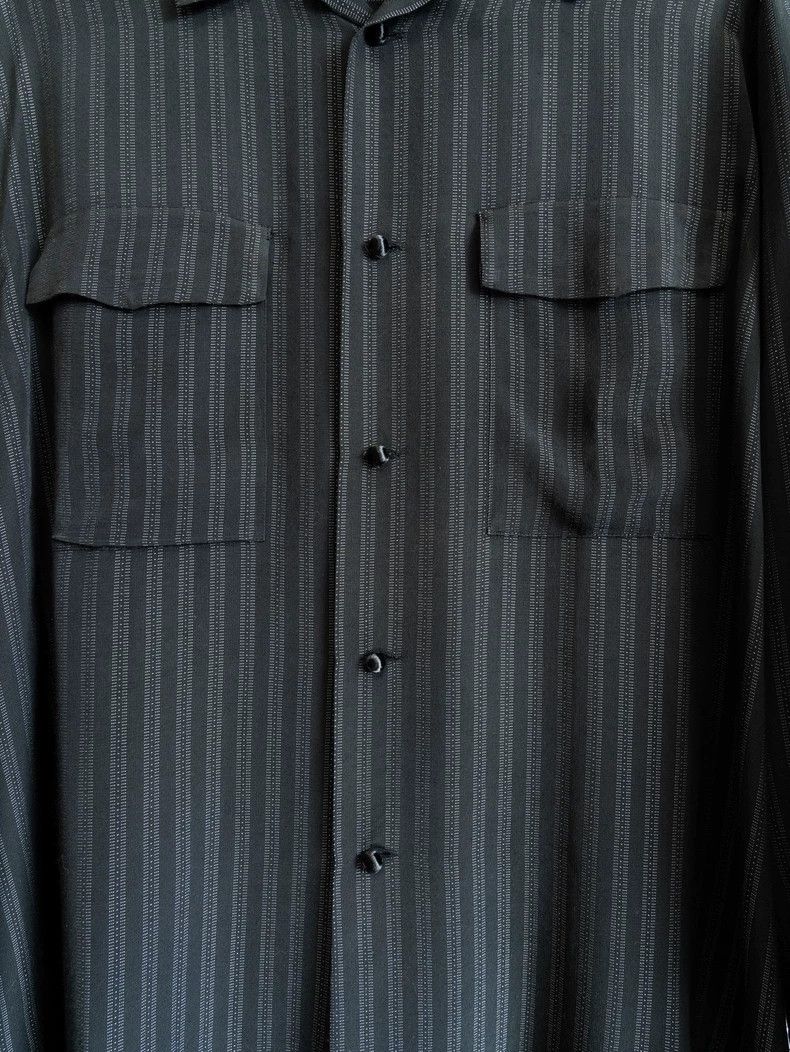Yohji Yamamoto Yohji Yamamoto 91AW Cloth Buckle Stripe Shirt Size US M / EU 48-50 / 2 - 8 Thumbnail