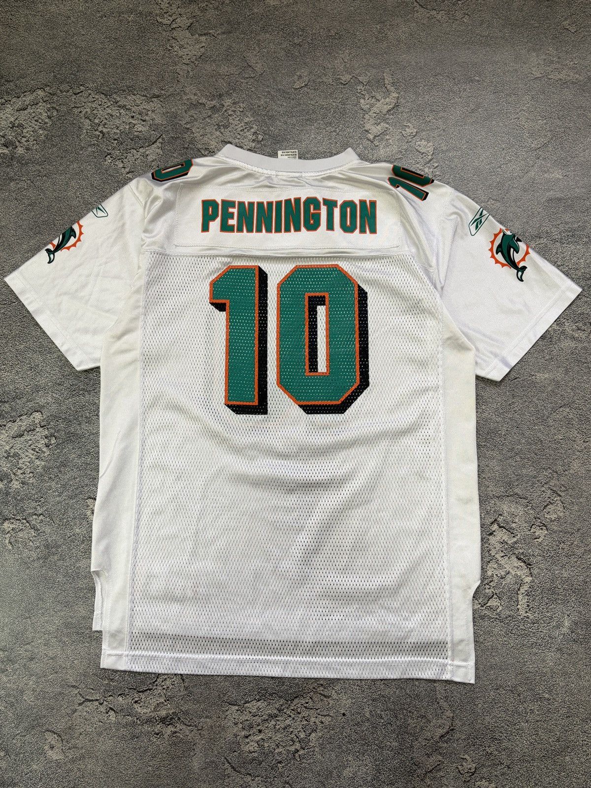 Reebok Vtg Miami Dolphins Chad Pennington Reebok Jersey Youth XL Size US S / EU 44-46 / 1 - 2 Thumbnail