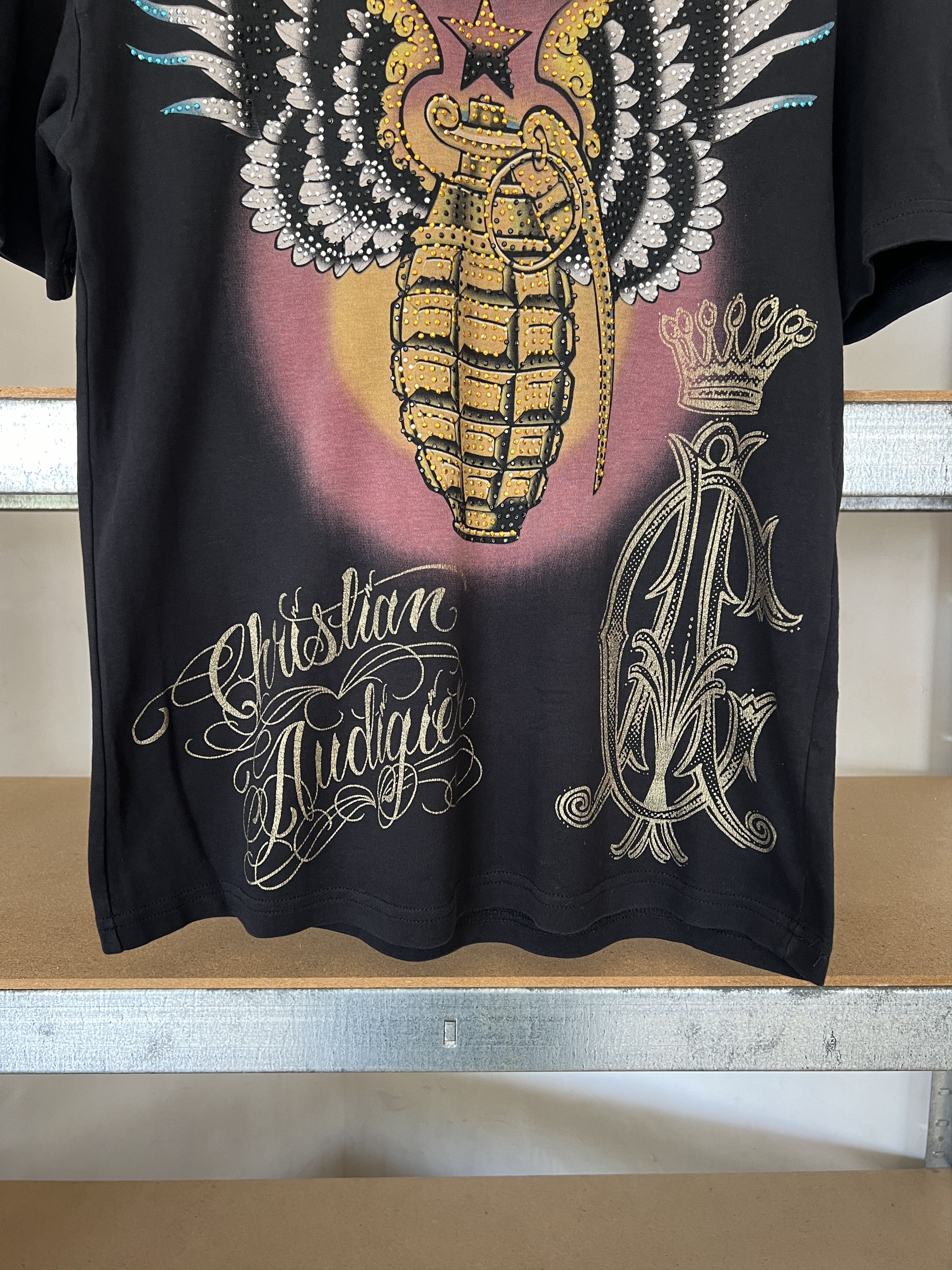 Christian Audigier Christian Audigier Y2K Vintage Affliction Style Tee Size US L / EU 52-54 / 3 - 12 Thumbnail