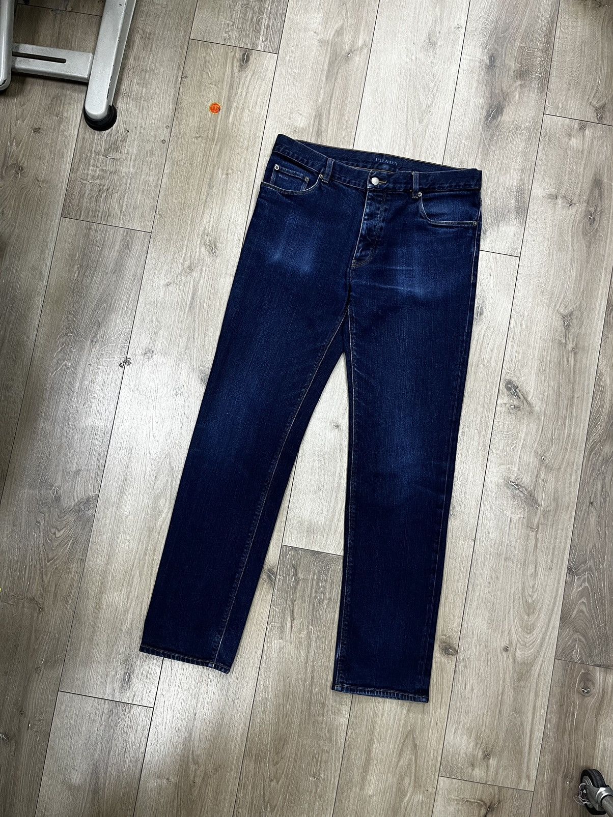 Prada 🔴 PRADA CLASSIC FIT LUXURY JEANS TAB MILANO Y2K RARE DENIM Size US 34 / EU 50 - 3 Thumbnail